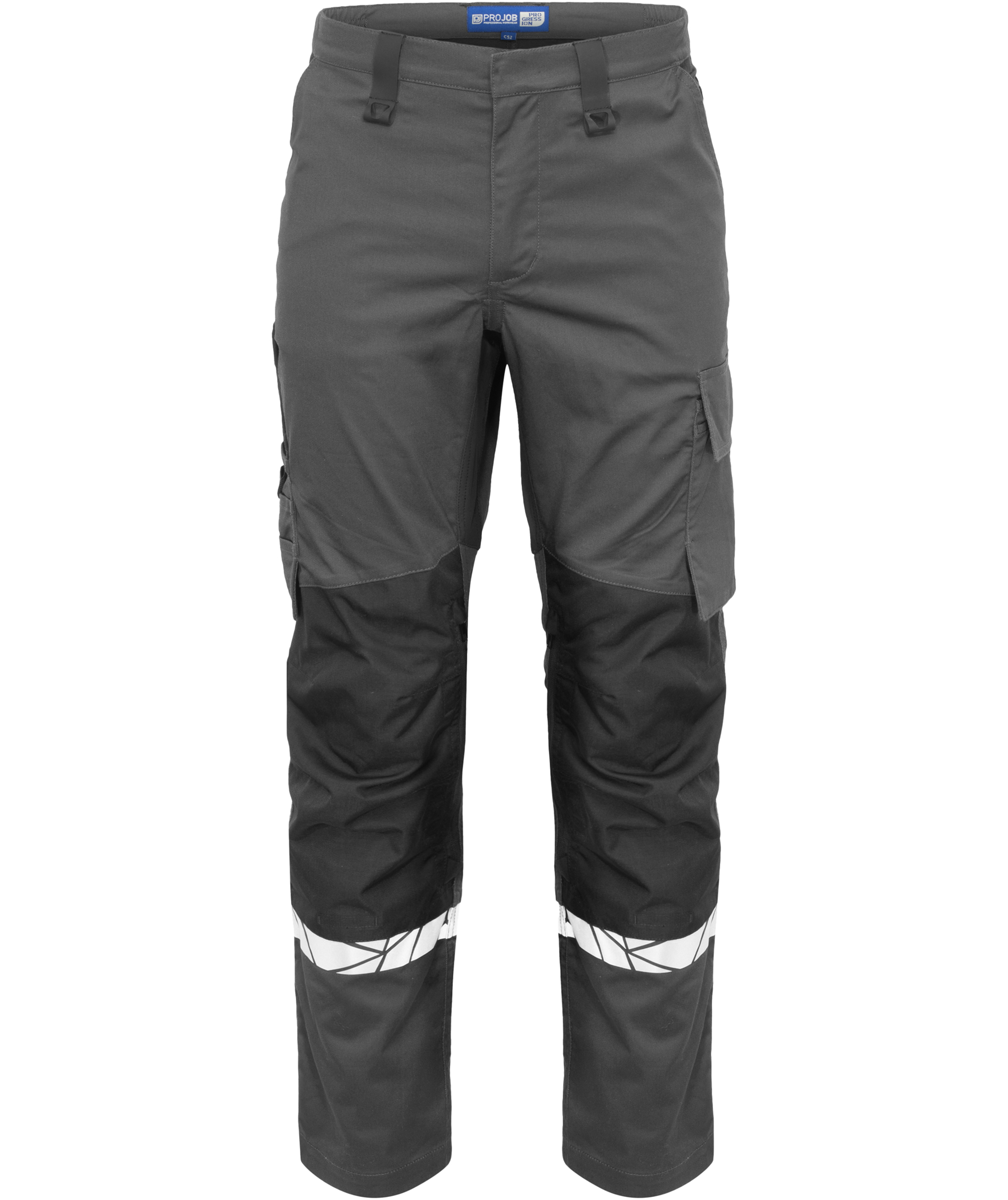 ProJob arbejdsbukser 7508, Gr&aring;/Sort, Gr&aring;/Sort, swatch
