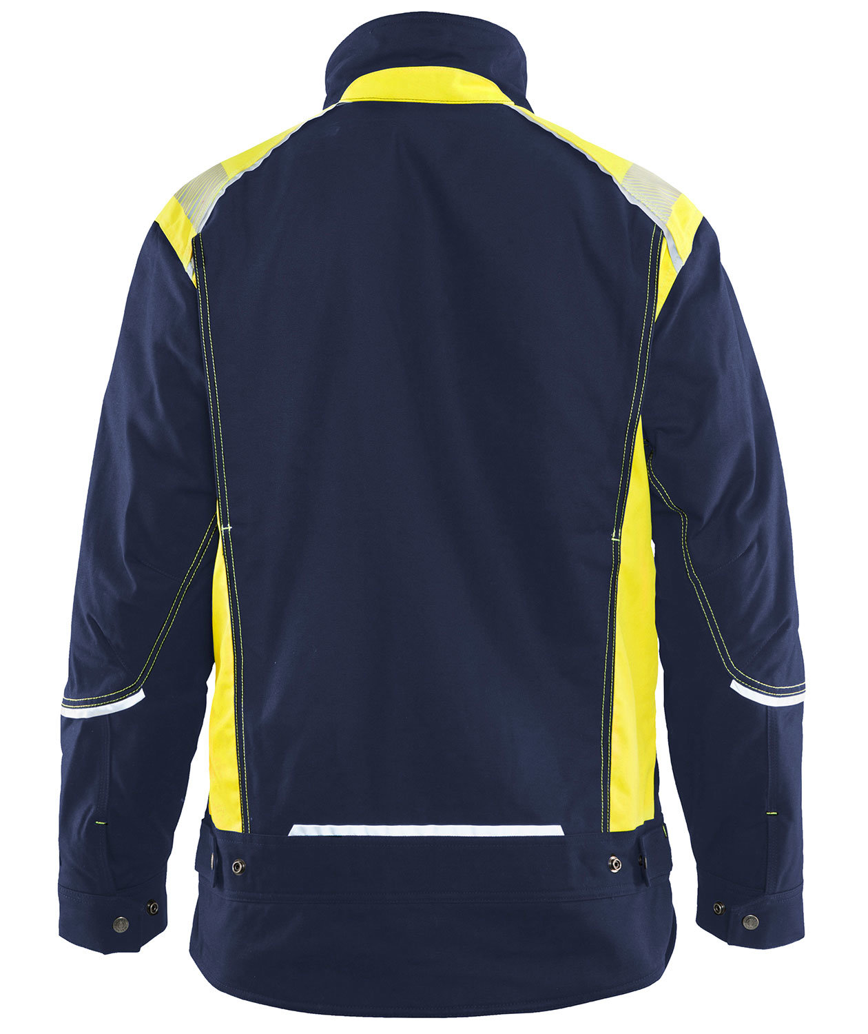 Bl&aring;kl&auml;der winter work jacket, Marine Blue/Yellow, large image number 1