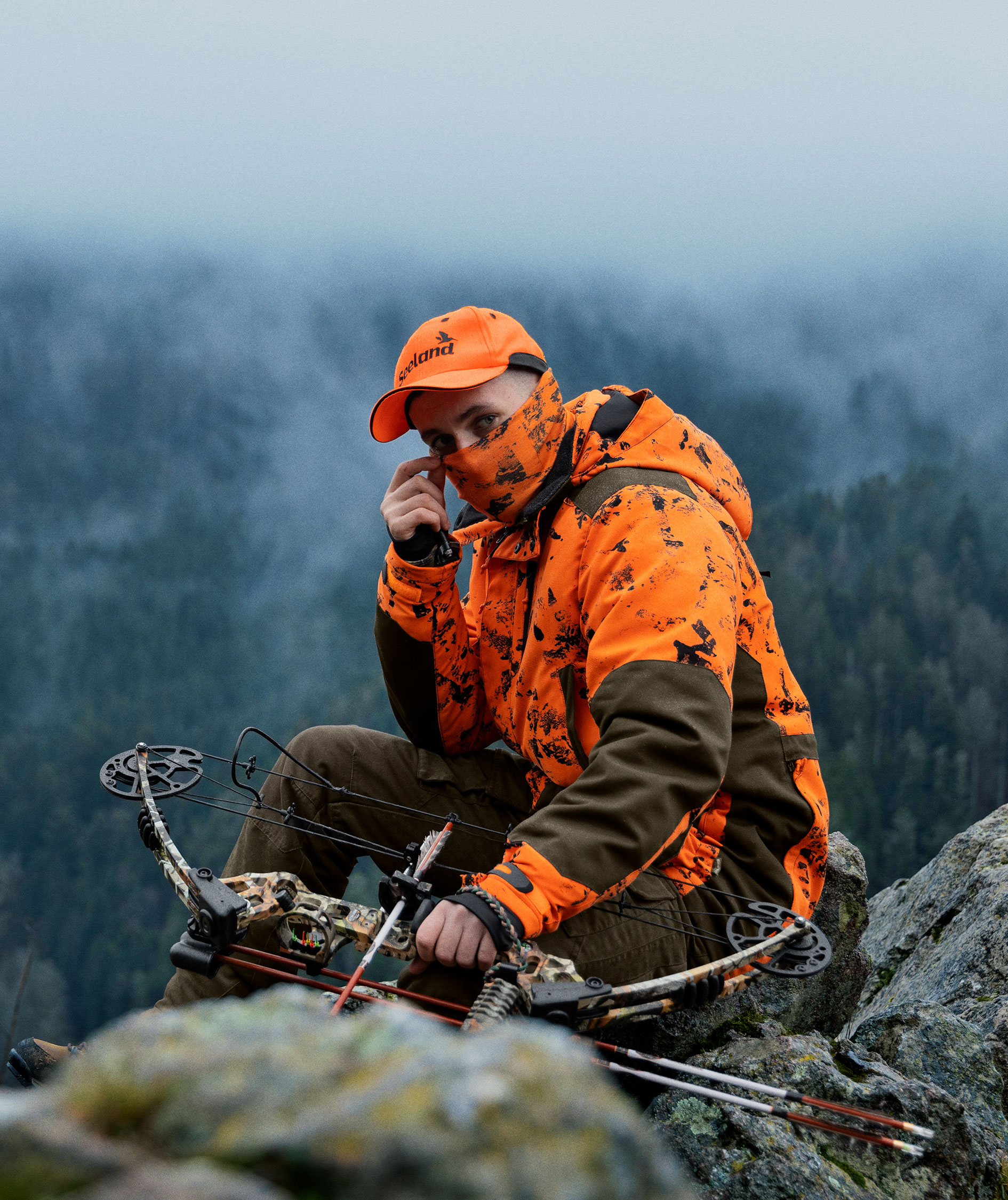 Seeland Helt Shield jacket, InVis Orange Blaze