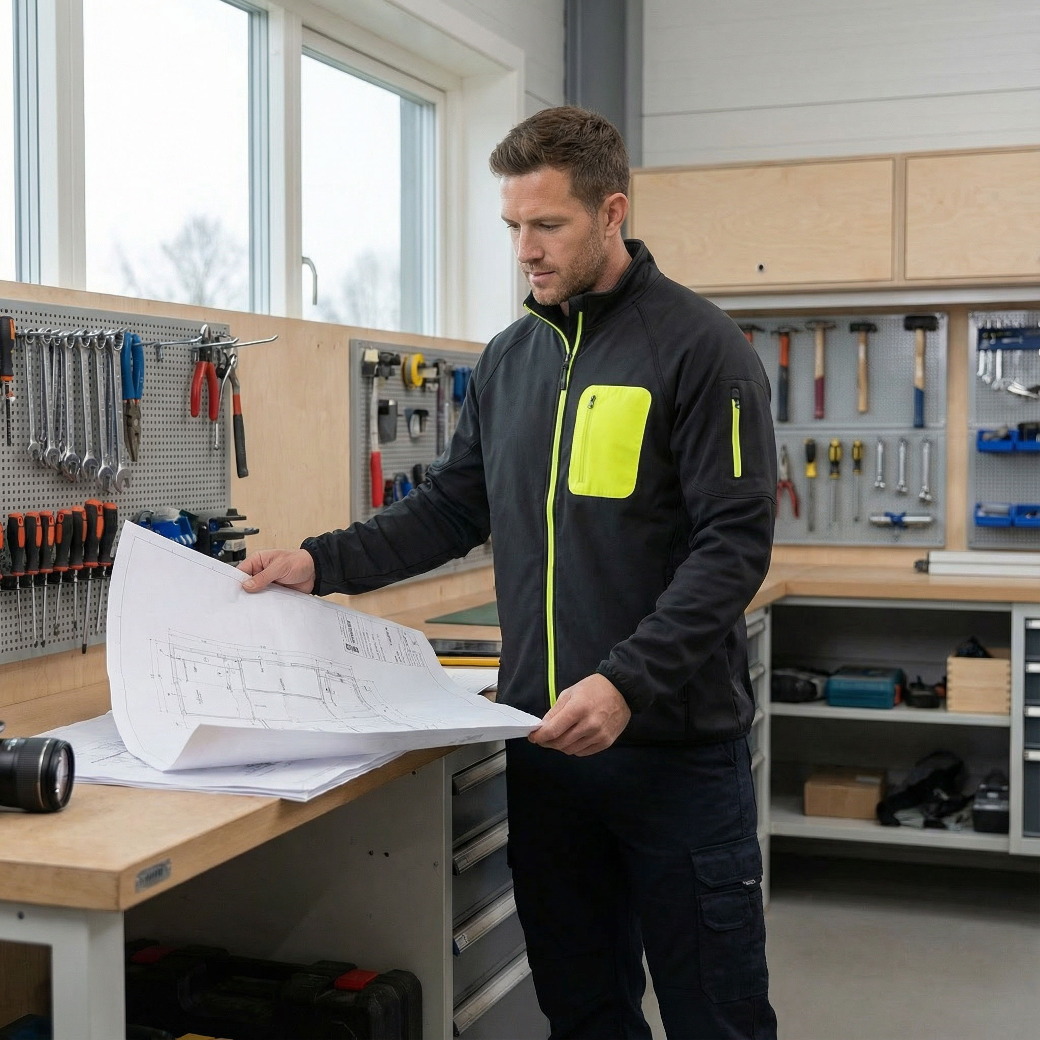 Grounded 7004 cardigan, Black