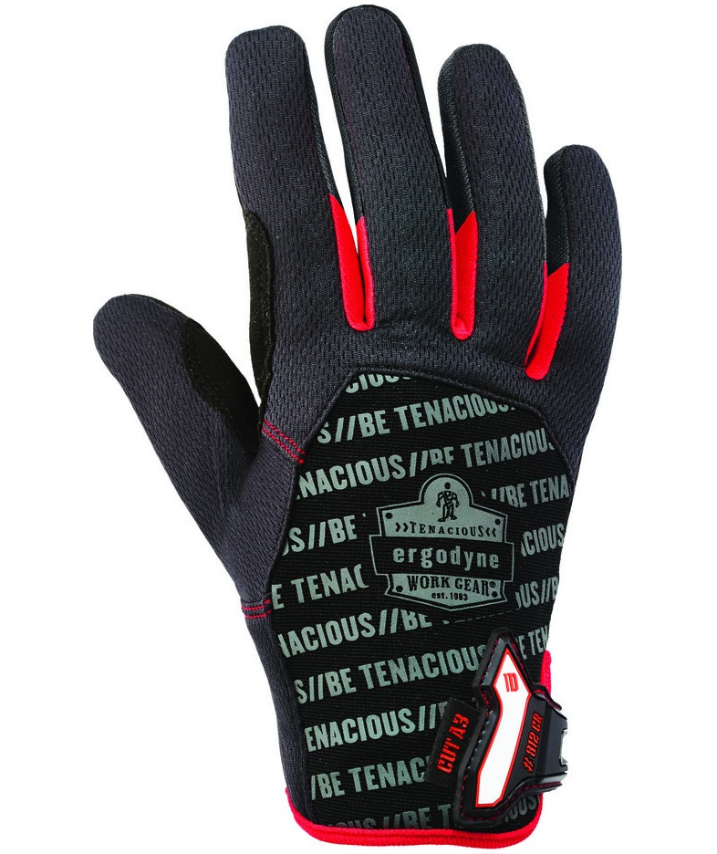 Ergodyne 812CR sk&auml;rskyddshandskar Cut C, Svart/Gr&aring;