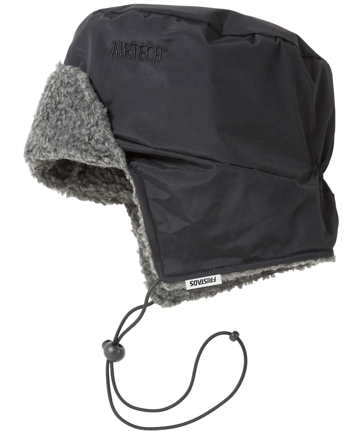 Fristads vinter m&ouml;ssa med &ouml;ronv&auml;rmare 9105, Svart