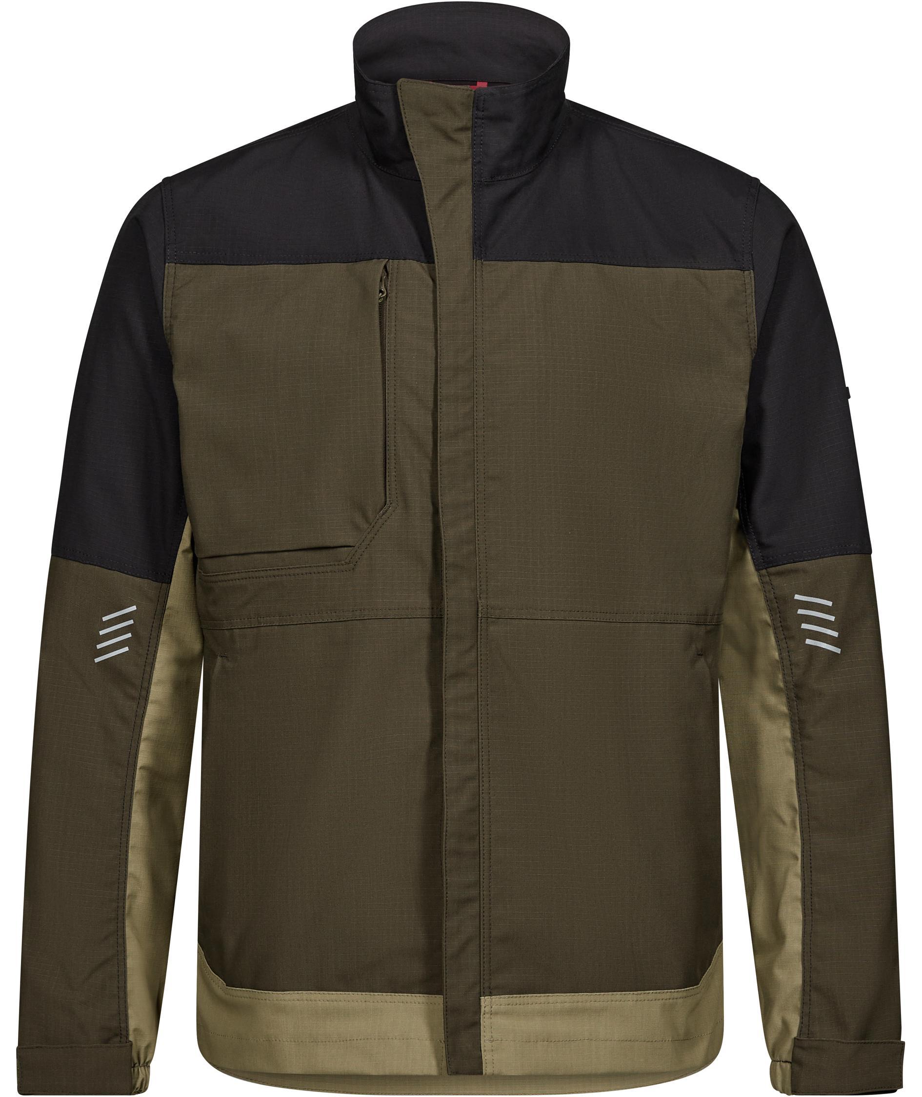 Engel Entire arbetsjacka, Forest Green/Black, large image number 0