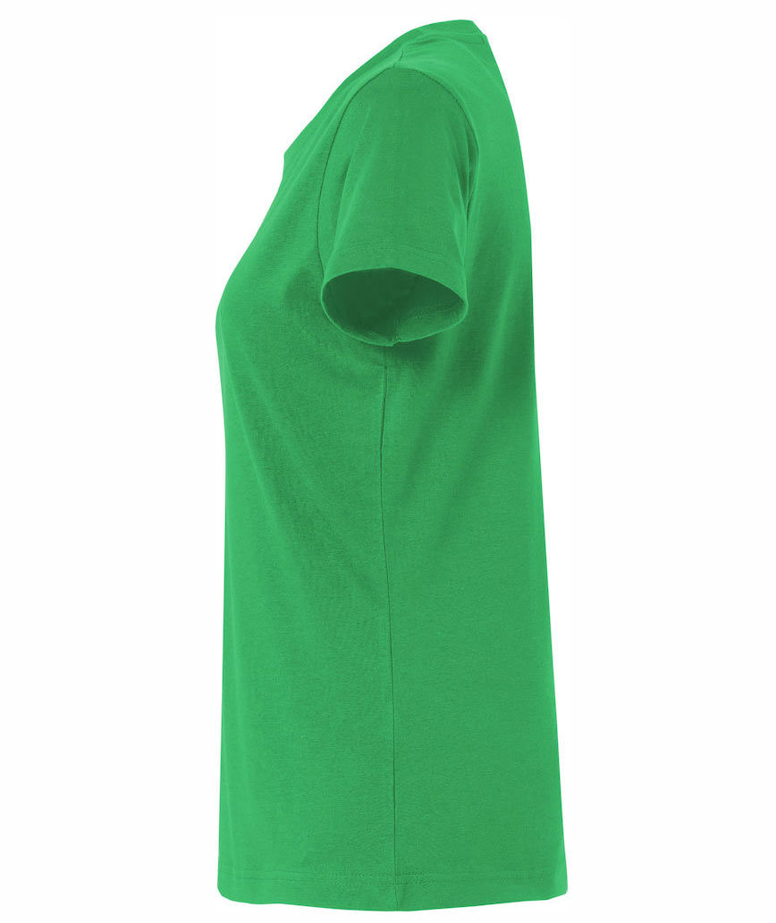 Clique Basic T-shirt dam, Gr&ouml;n, large image number 2