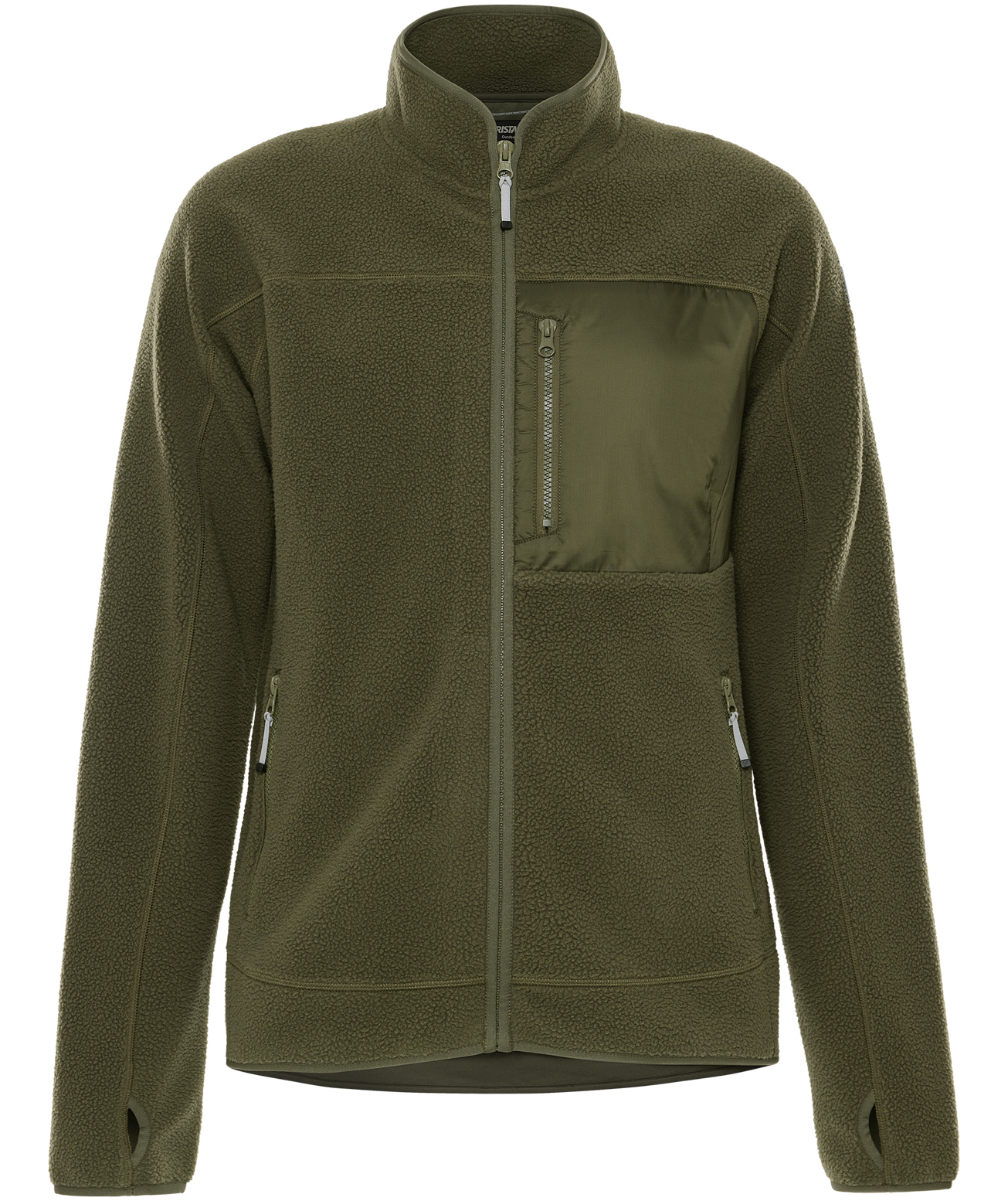 Fristads Argon fleecejacka dam, Ljus Armygr&ouml;n