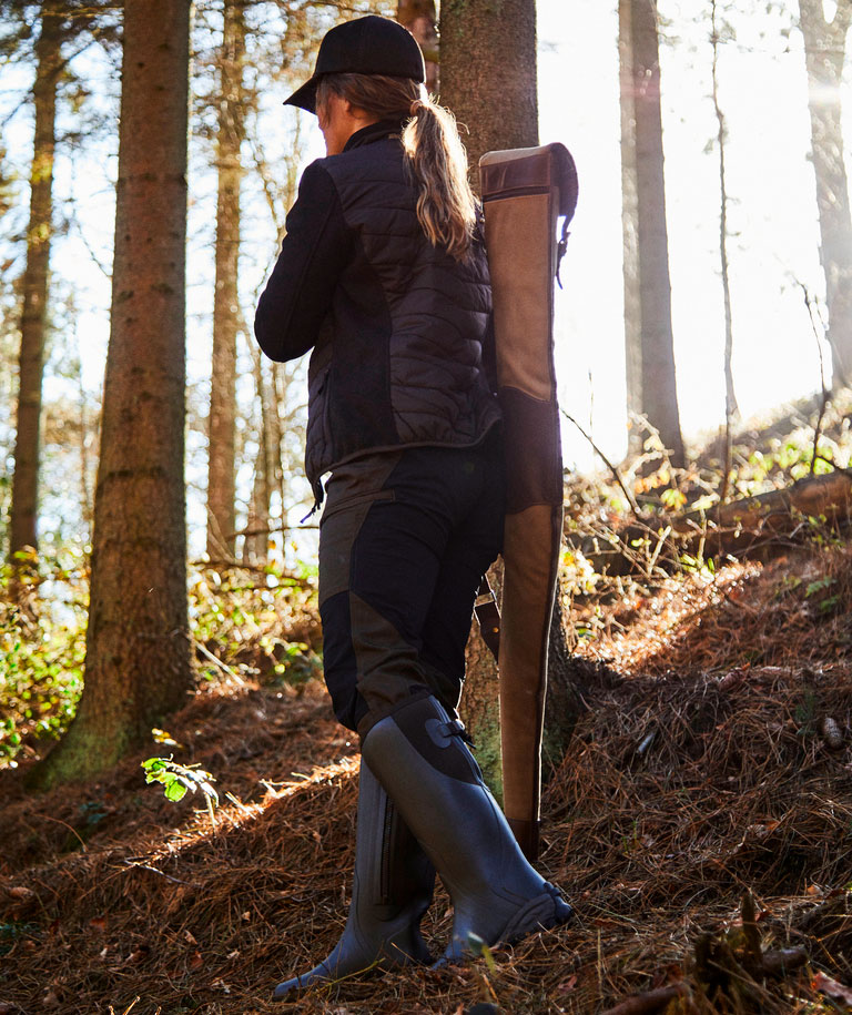 Gateway1 Moor Country Lady 17" 3mm side-zip gummist&oslash;vler, Dark brown, large image number 1