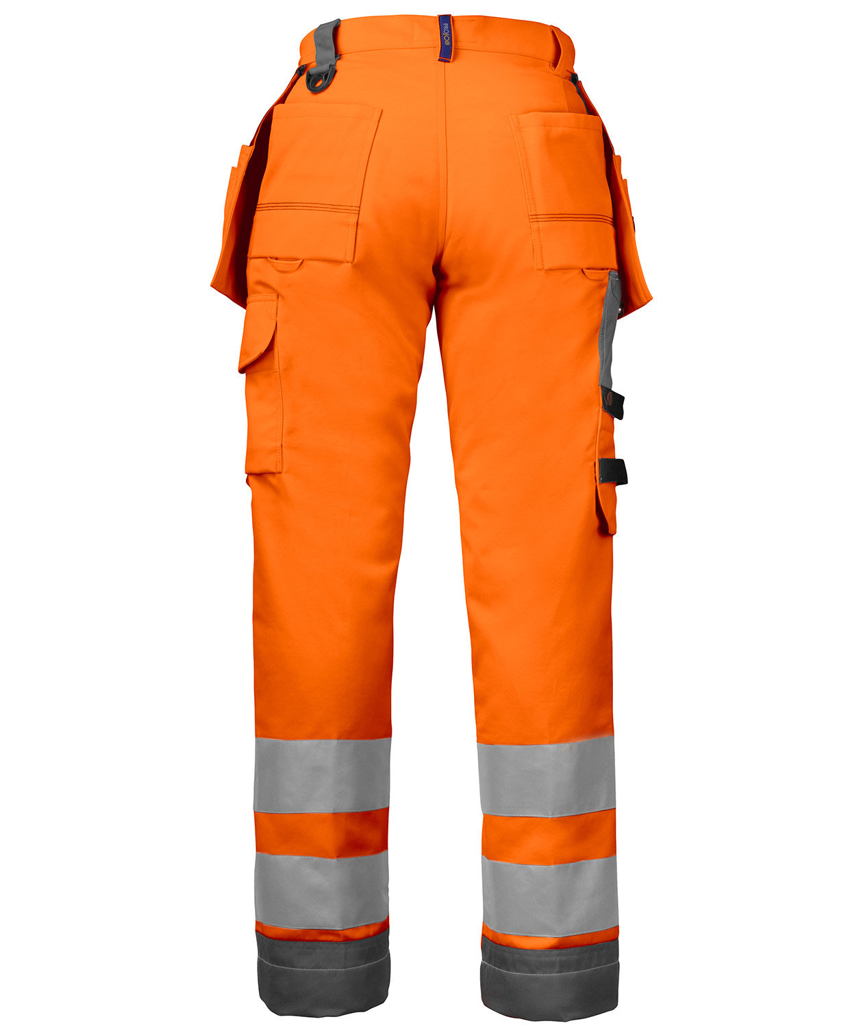 ProJob hantverksbyxa dam, Varsel orange/Gr&aring;, large image number 1