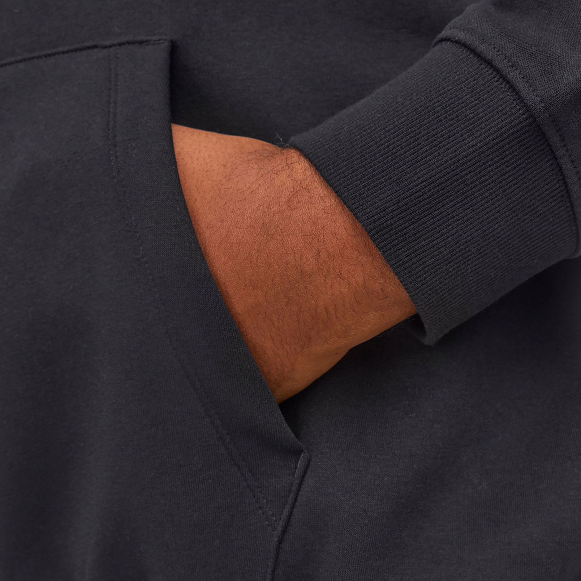 Jack & Jones Plus JJESTAR hoodie, Black, large image number 4