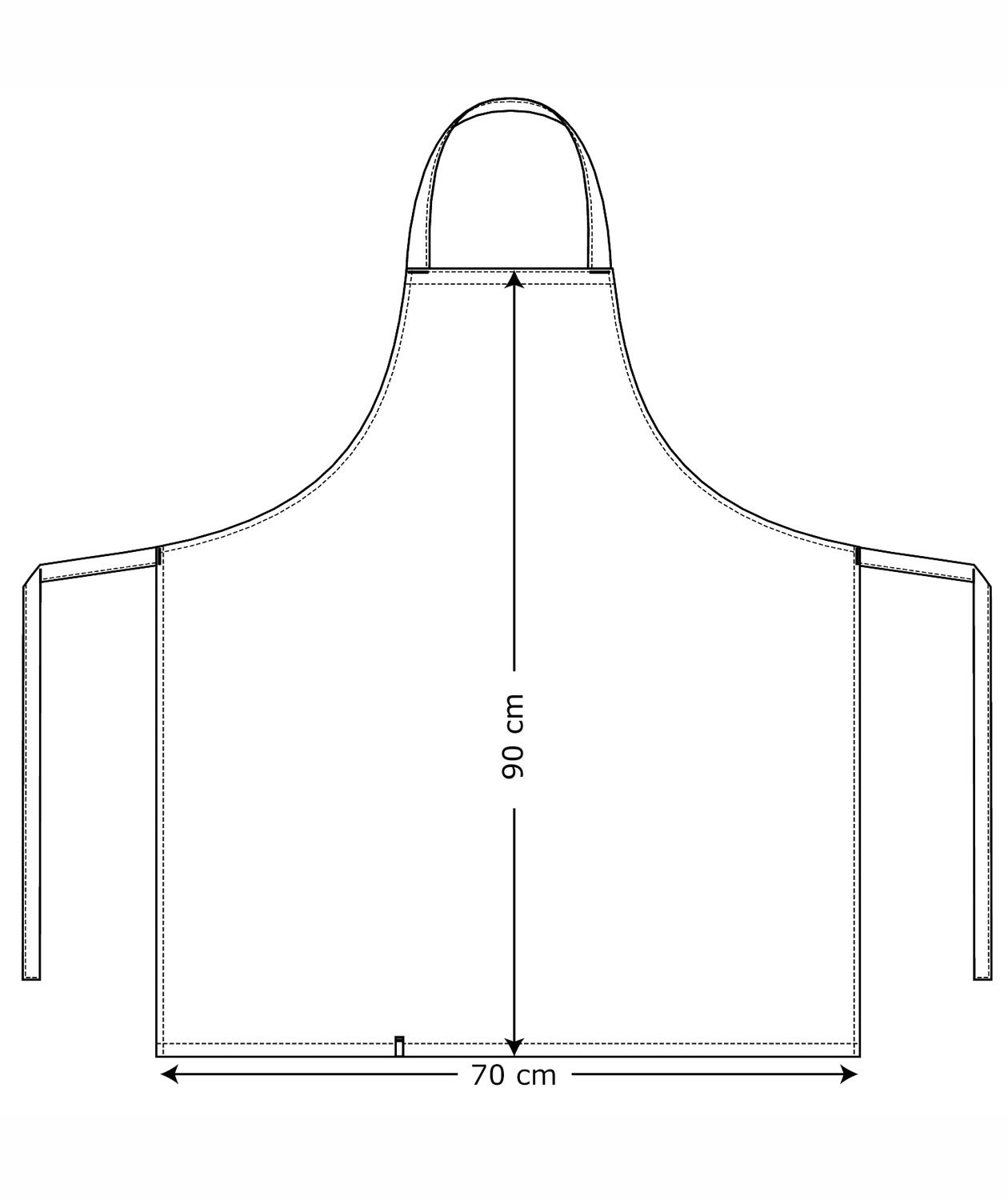 Kentaur bib apron