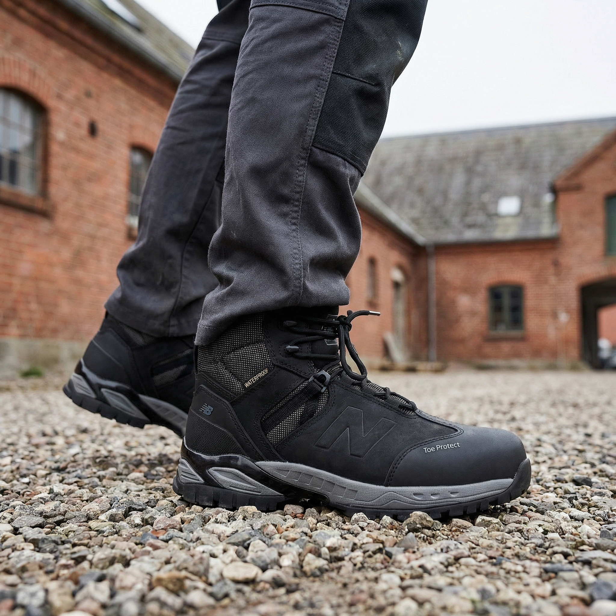 New Balance Allsite skyddsst&ouml;vlar S3, Svart