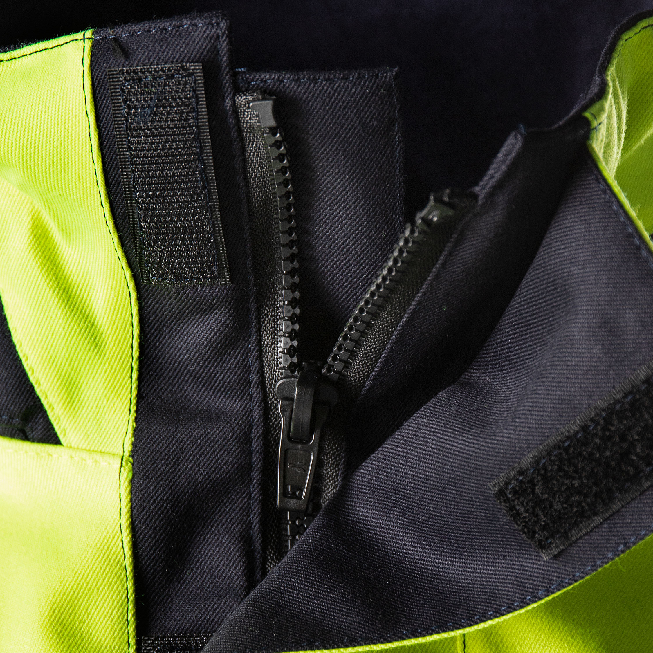 Fristads Flamestat Airtech&reg; skaljakke 4525 ATHR, Hi-Vis gul/marine, large image number 3