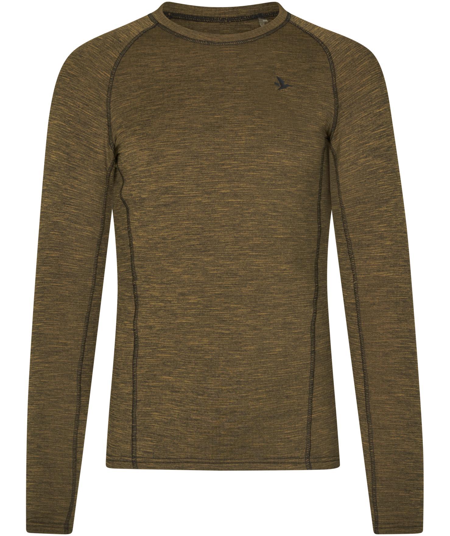 Seeland Peak Aia Damen Baselayer Sweater, Military Olive Melange