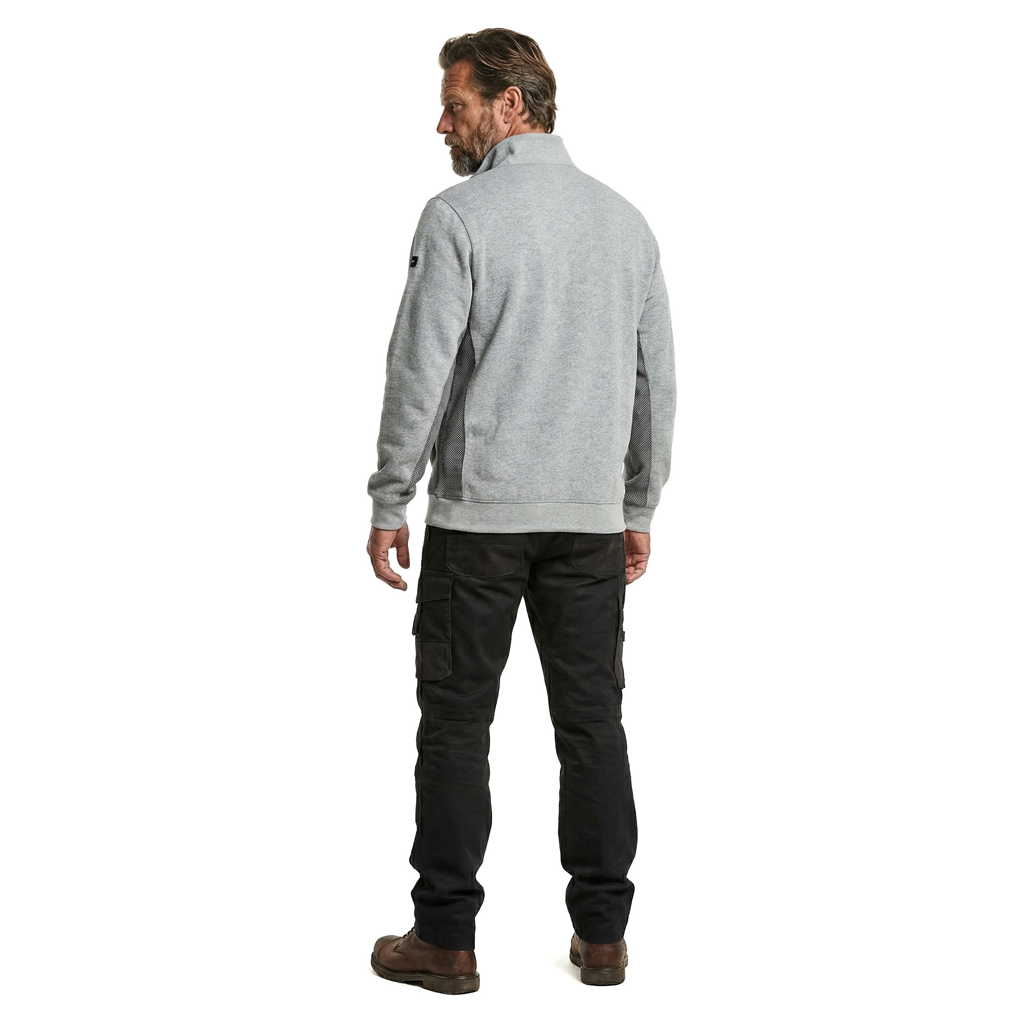 Kansas Evolve craftsman sweatshirt, Dark Grey/Grey, large image number 3