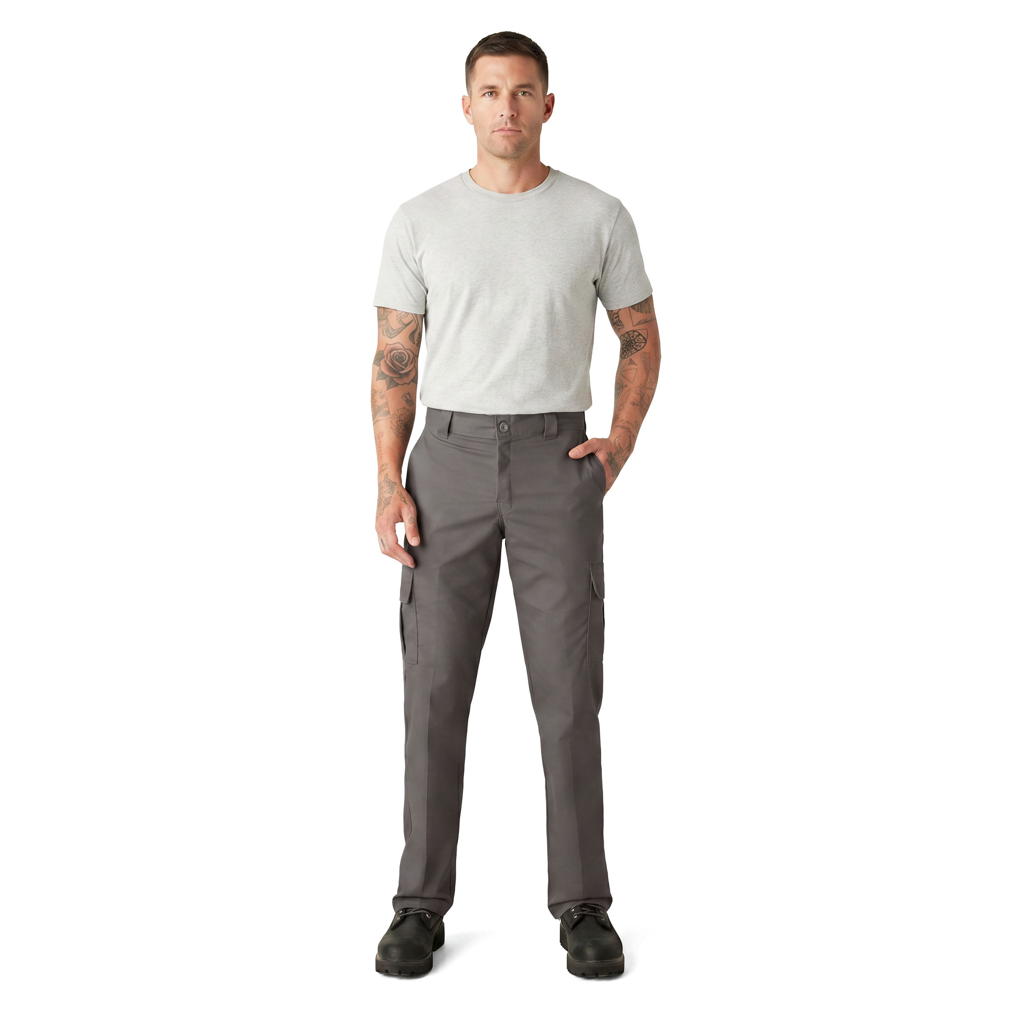 Dickies cargobukser, Charcoal, large image number 2