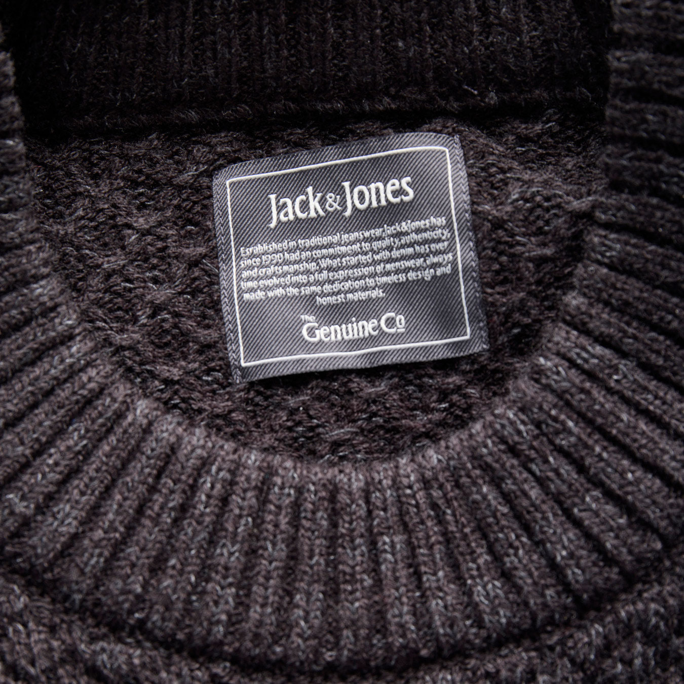 Jack & Jones JJBLAKE striktr&oslash;je, Dark Grey Melange, large image number 2