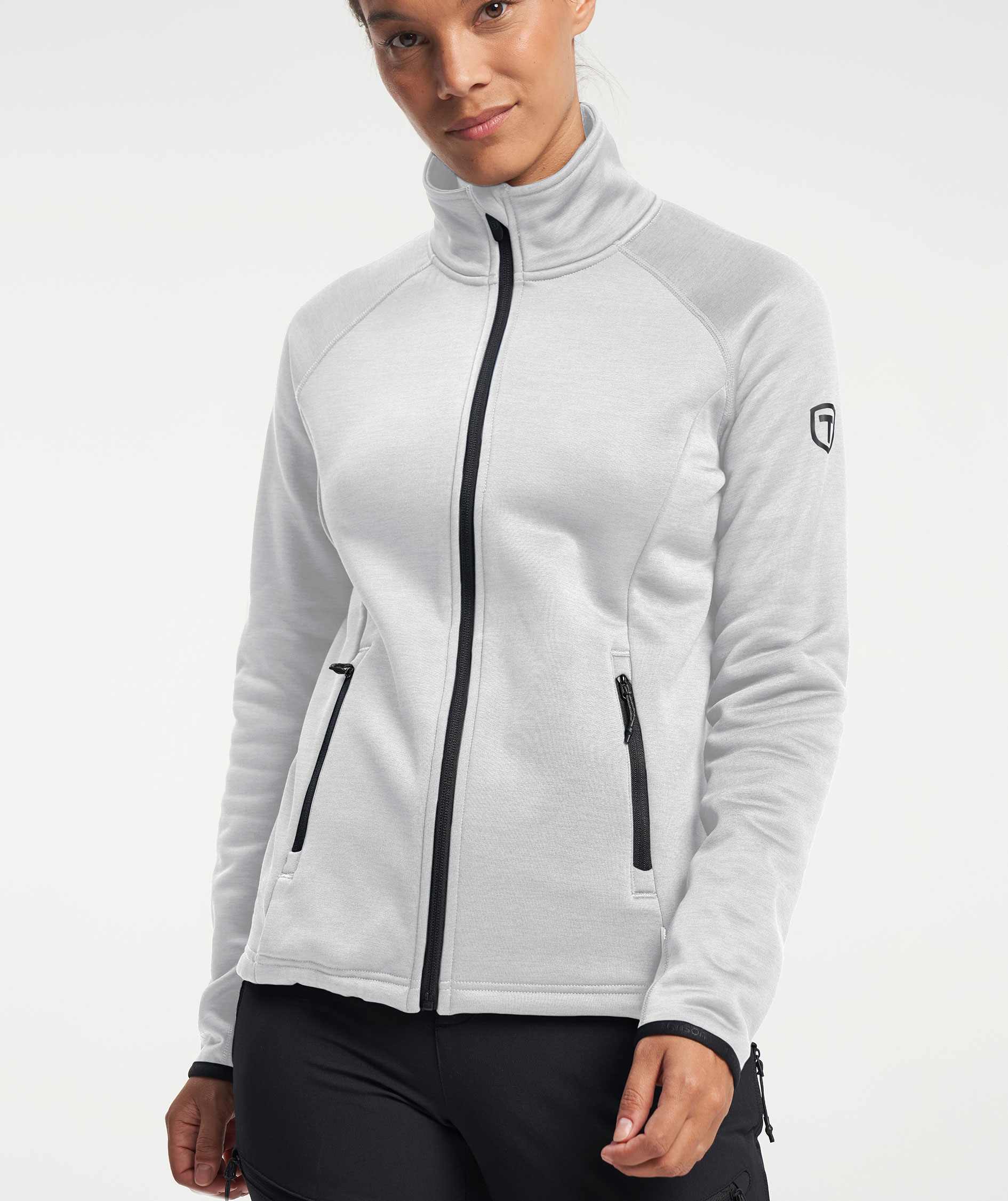 Tenson TXlite cardigan dam, Light Grey, large image number 6