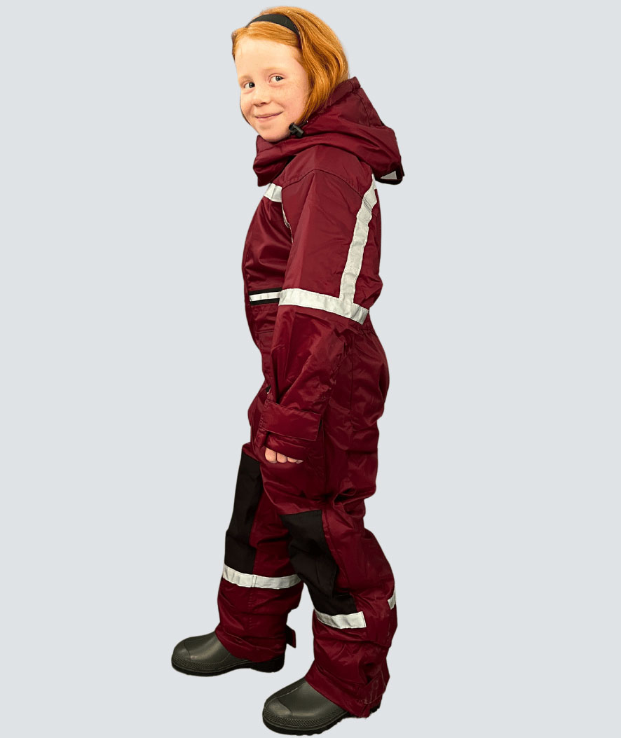 Ocean thermo coverall for kids, Carbarnet, large image number 6