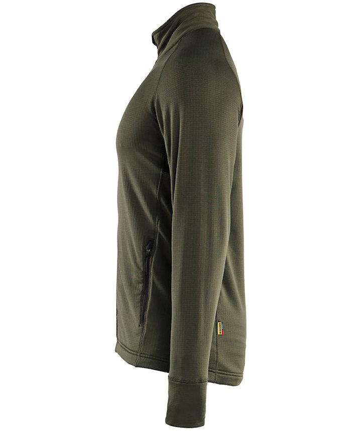 Bl&aring;kl&auml;der Striker fleece sweater, Forest Green, large image number 3