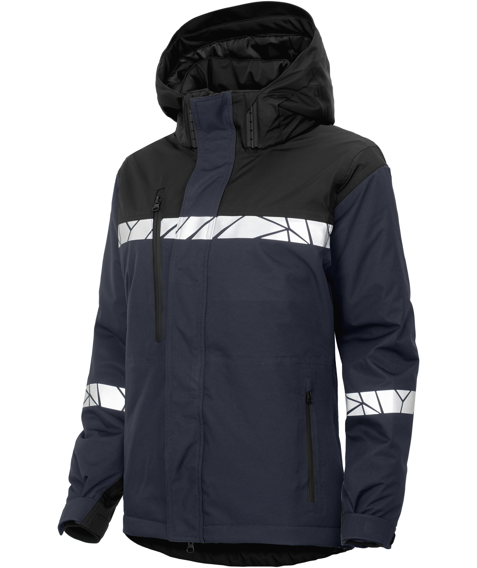 ProJob women's winter jacket 7420, Marine Blue/Black, large image number 4