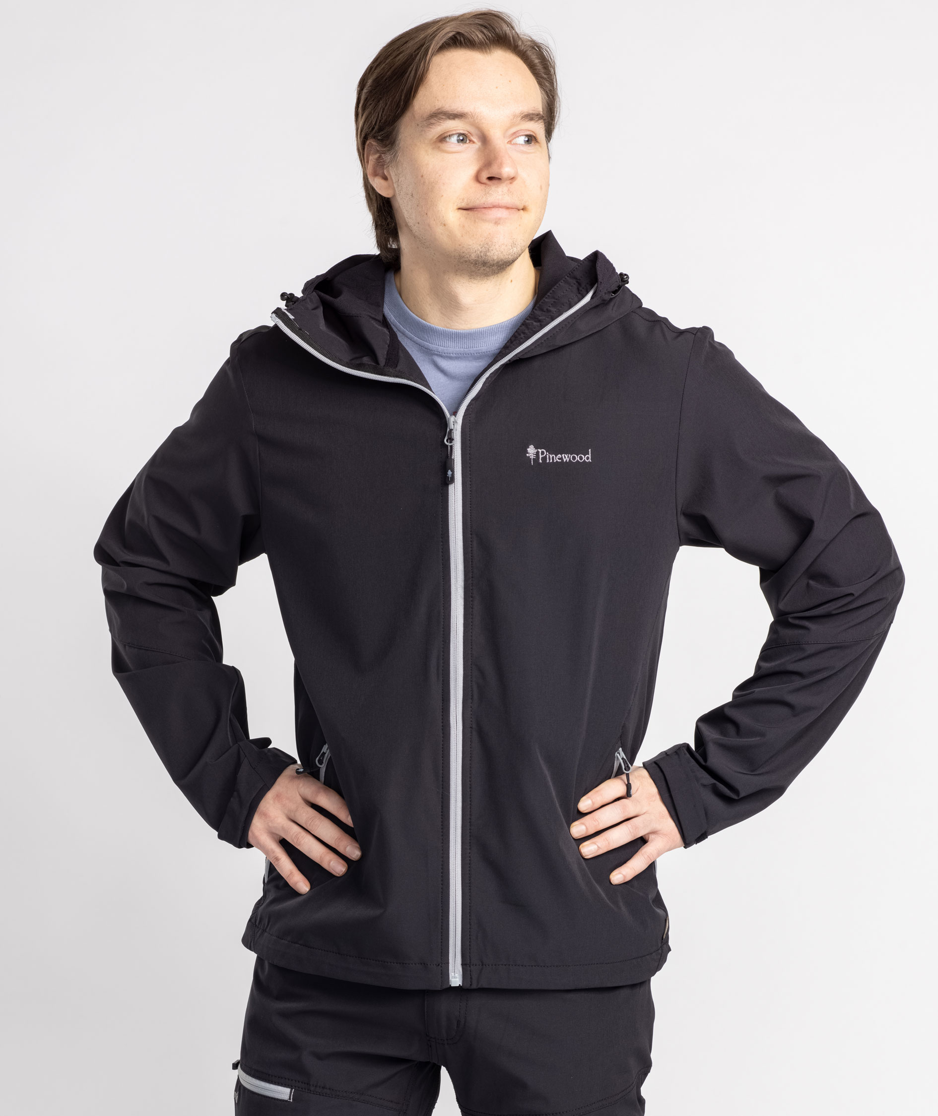 Pinewood Trail stretch jakke, Sort, large image number 4