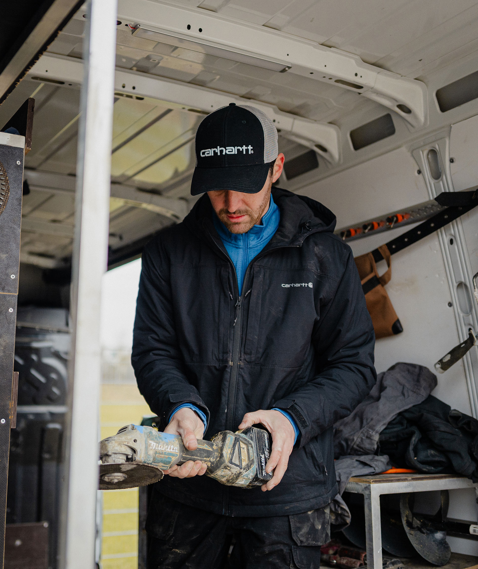 Carhartt Rugged Flex vinterjakke, Black, large image number 4