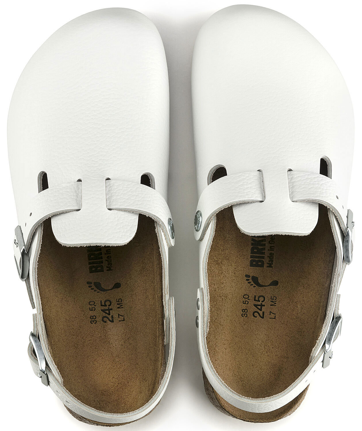 Birkenstock Tokio Supergrip Narrow Fit sandaler, Hvid, large image number 4