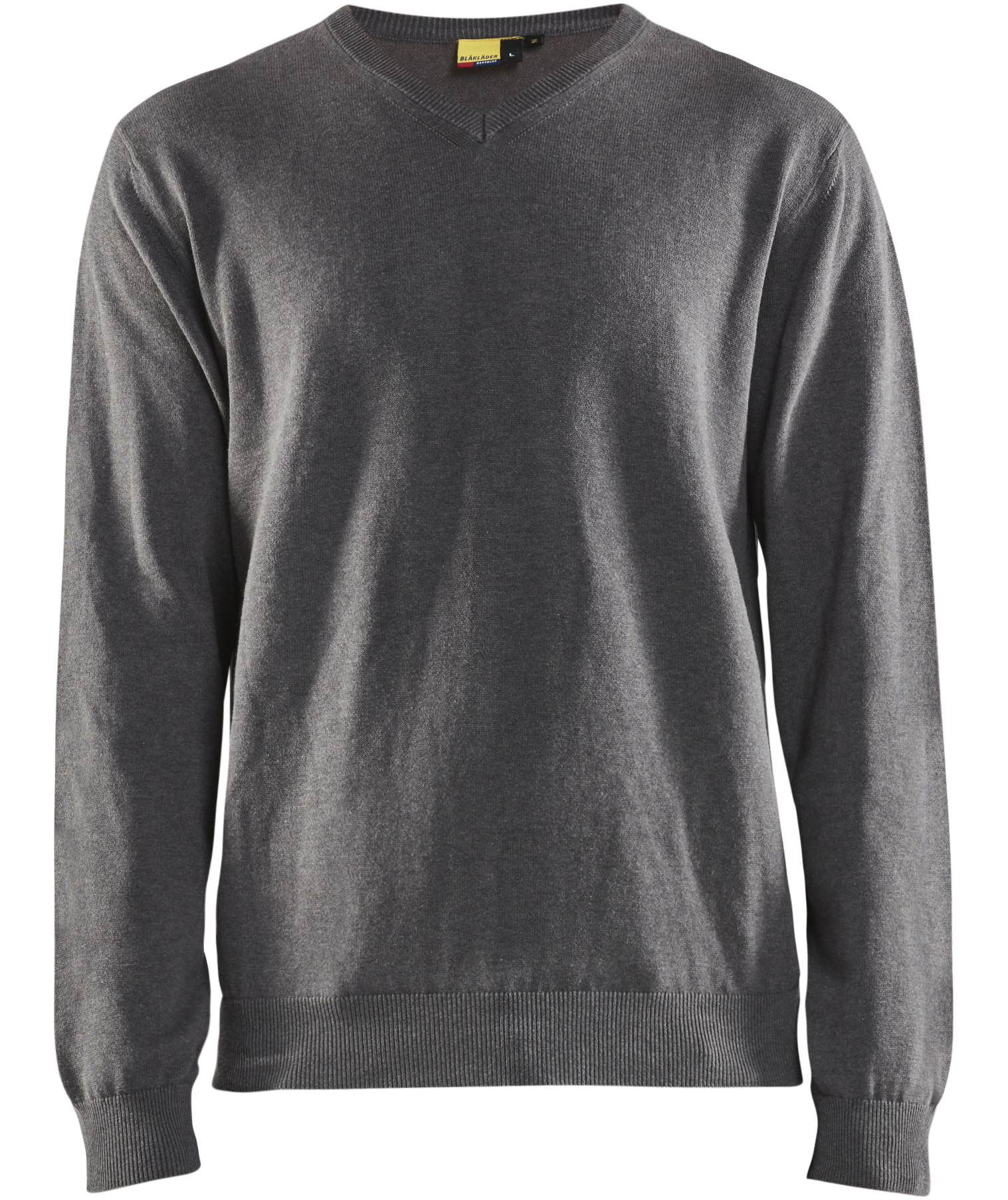 Bl&aring;kl&auml;der stickad tr&ouml;ja, Svart melange