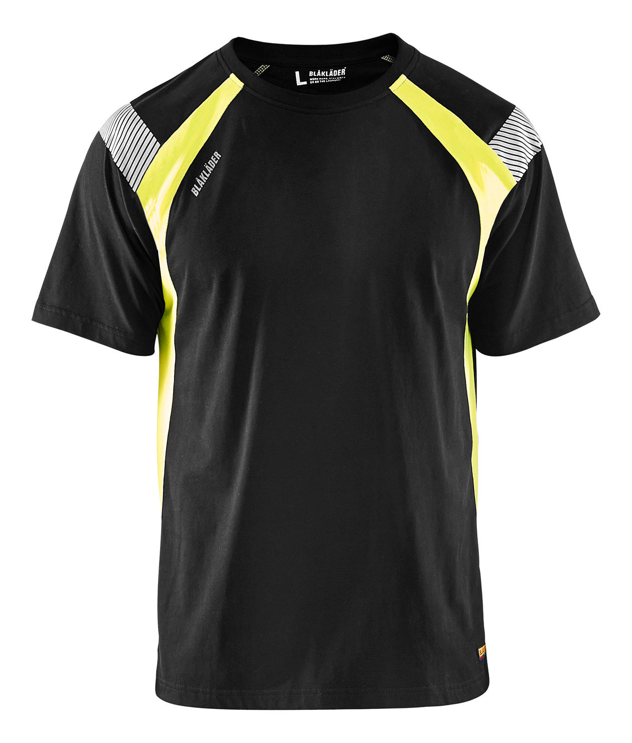 Bl&aring;kl&auml;der T-shirt, Black/Hi-Vis Yellow, large image number 0