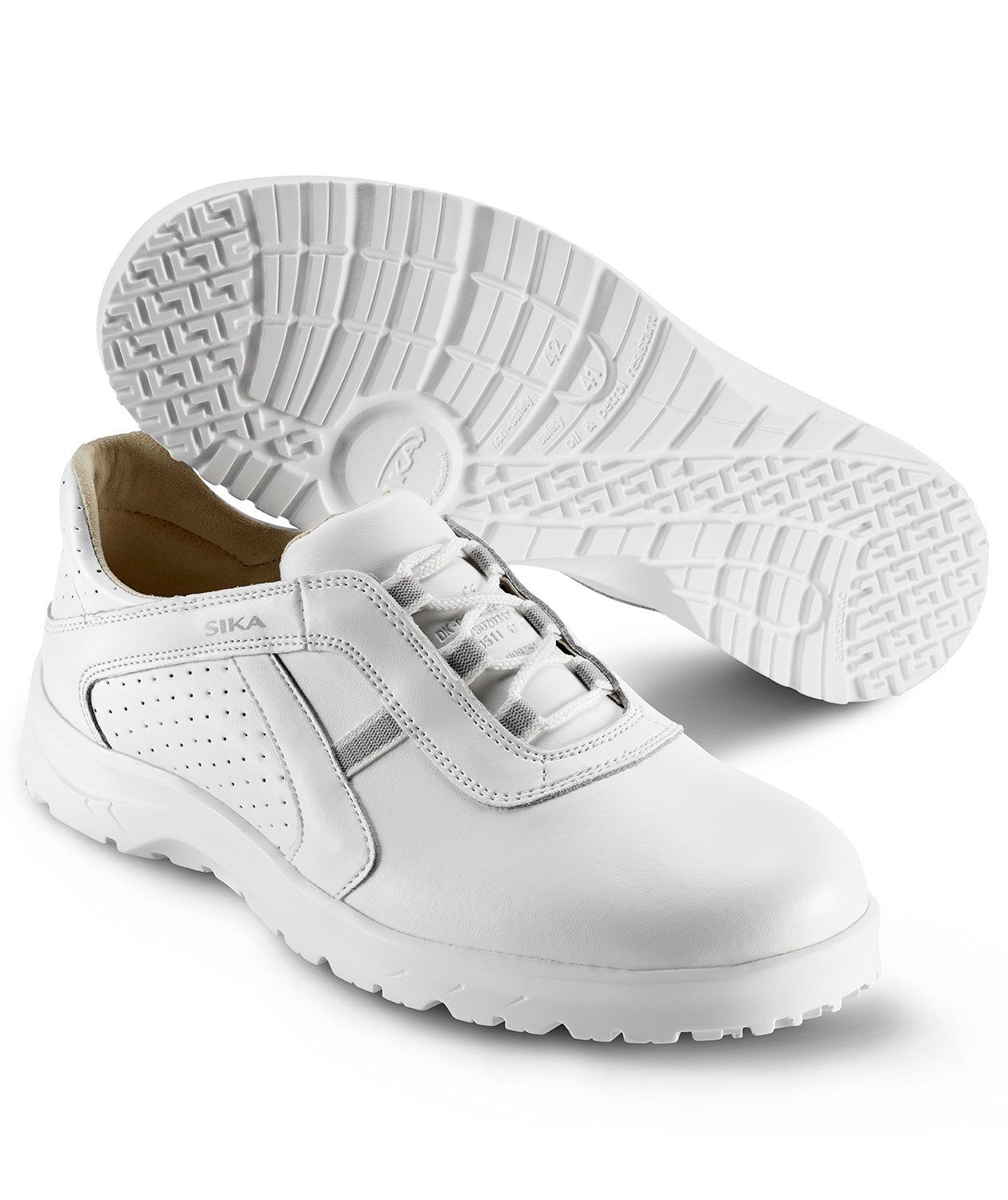 Sika Fusion arbetsskor O1, Vit, Vit, swatch