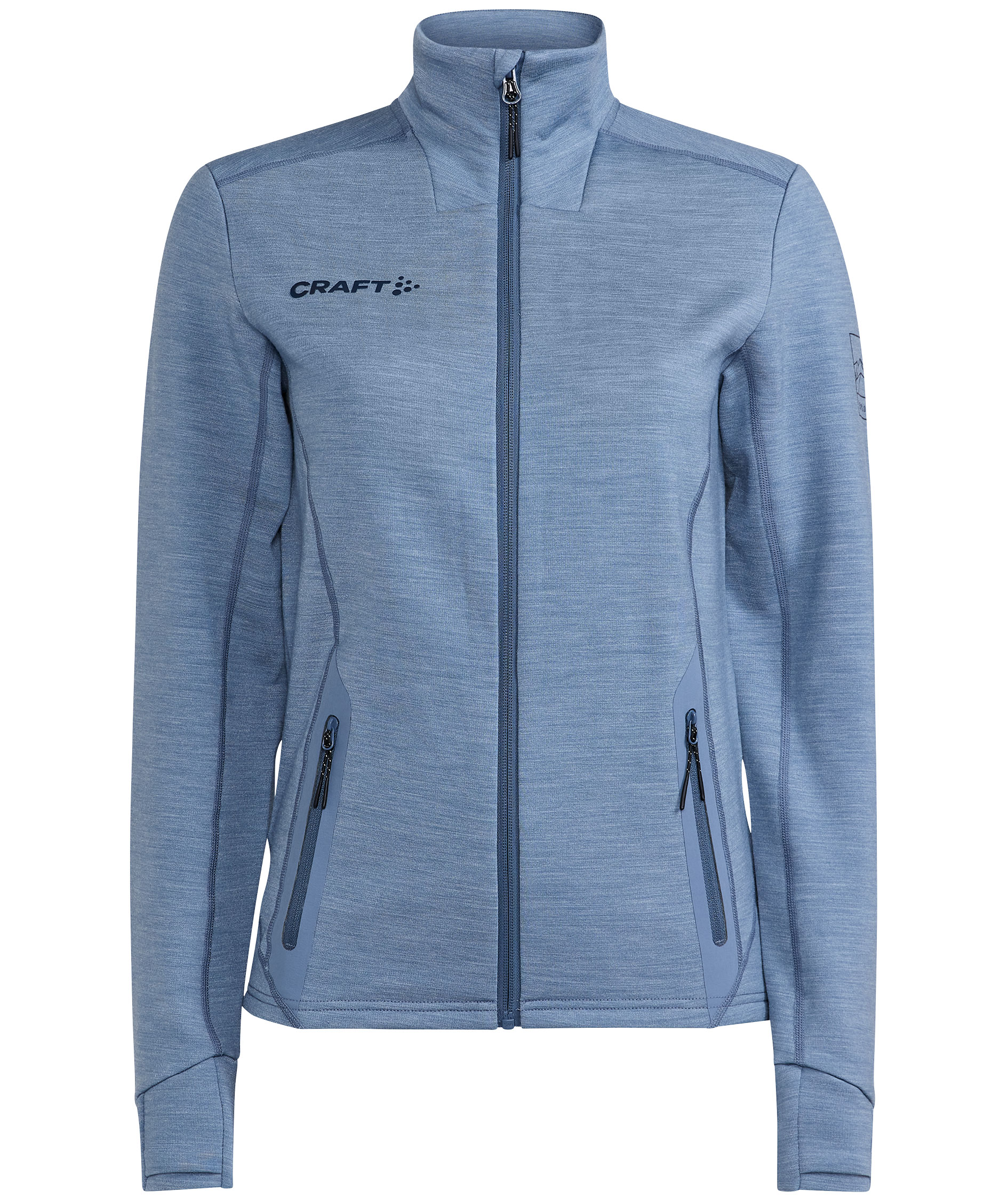 Craft PRO Explore Midlayer cardigan dam, Flow Melange