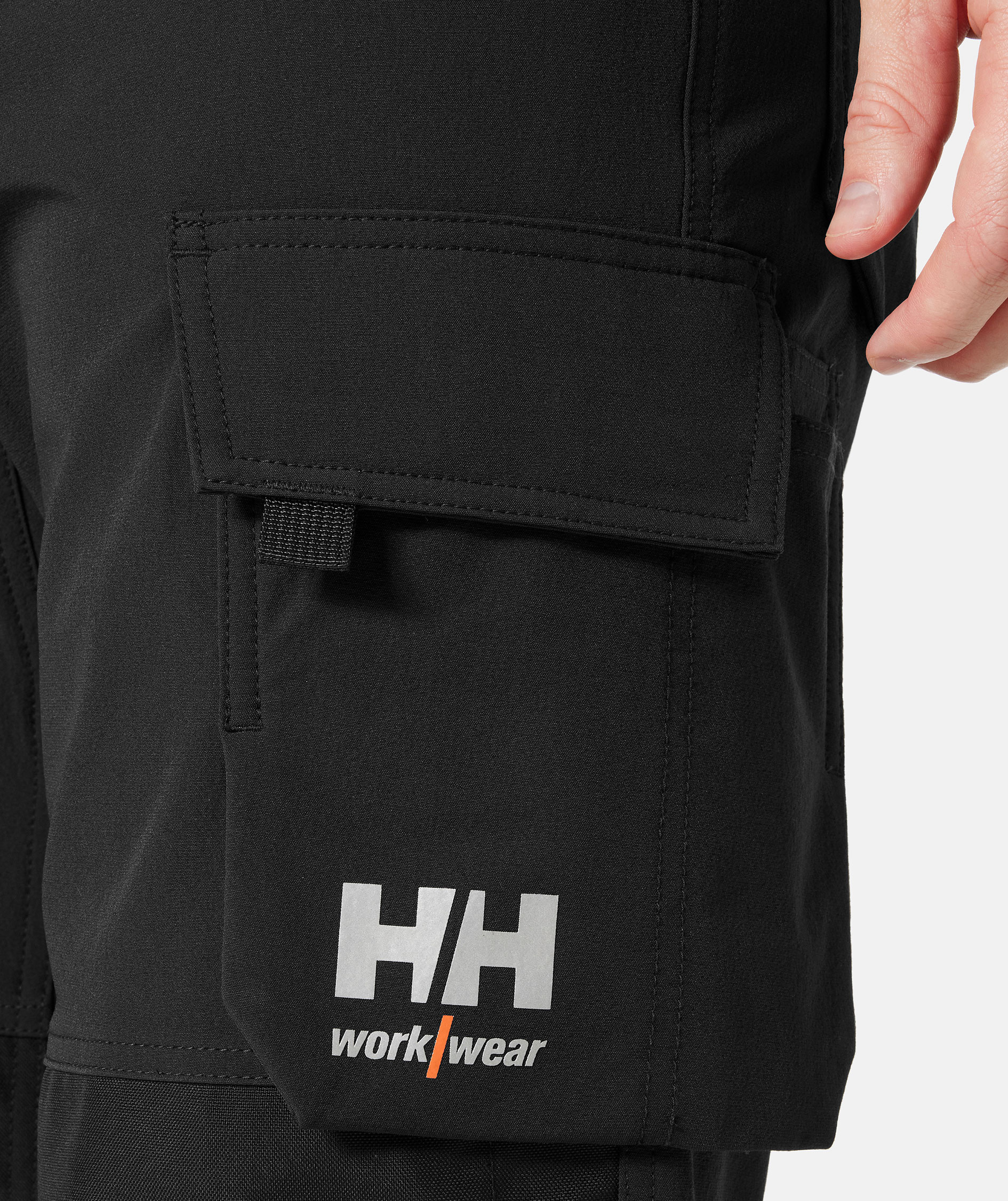 Helly Hansen Alna 4X arbetsbyxa full stretch, Varsel Gul/Ebony, large image number 5