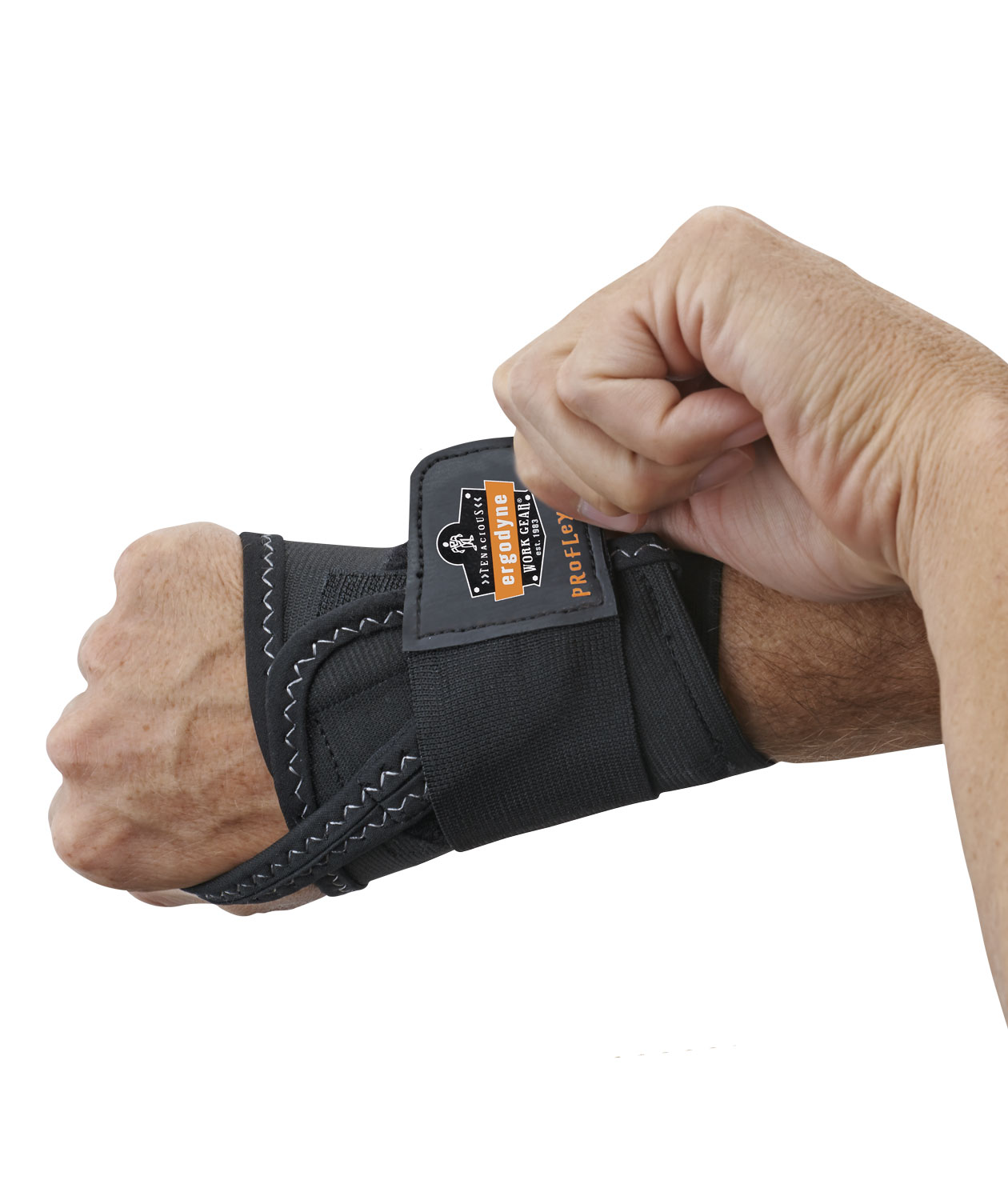 Ergodyne ProFlex 4000 single strap wrist support, Black, large image number 3