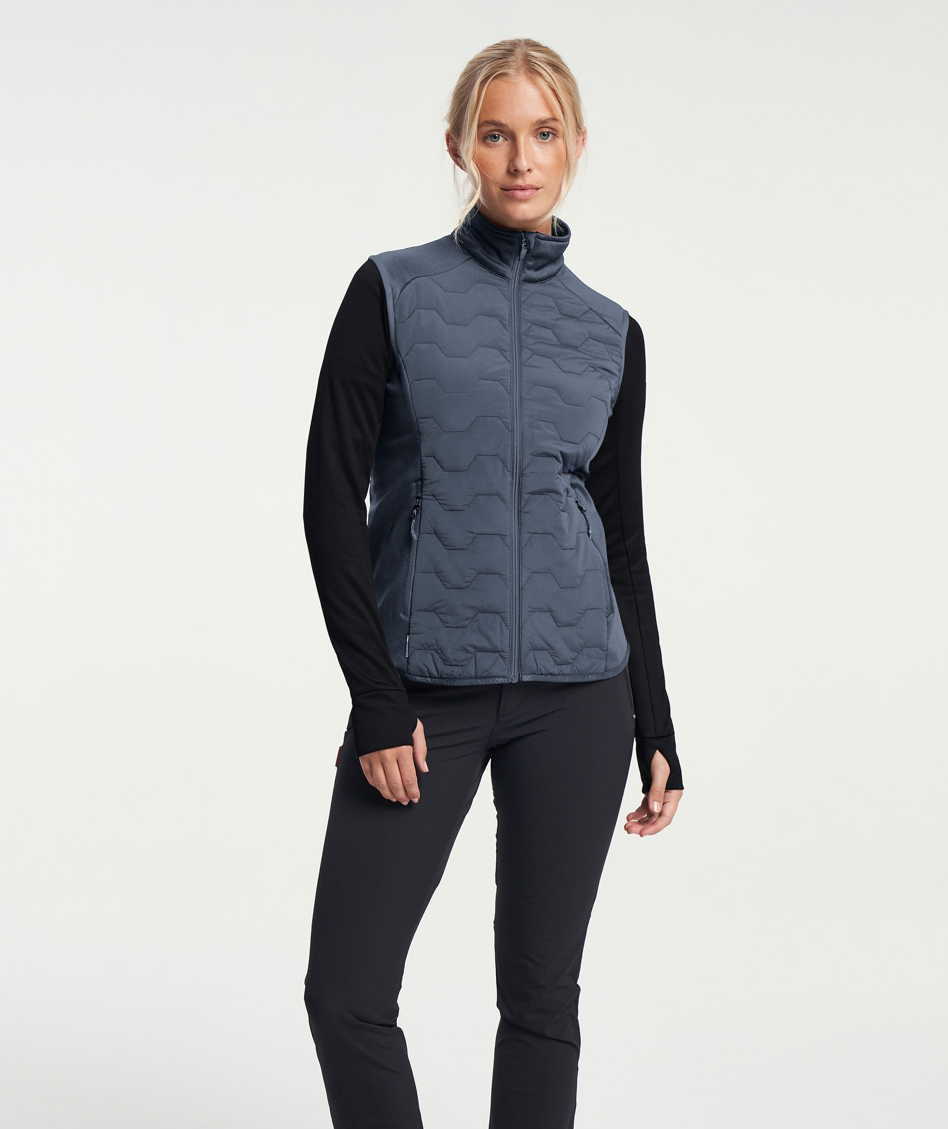Tenson TXlite dame hybridvest, M&oslash;rkebl&aring;, large image number 1