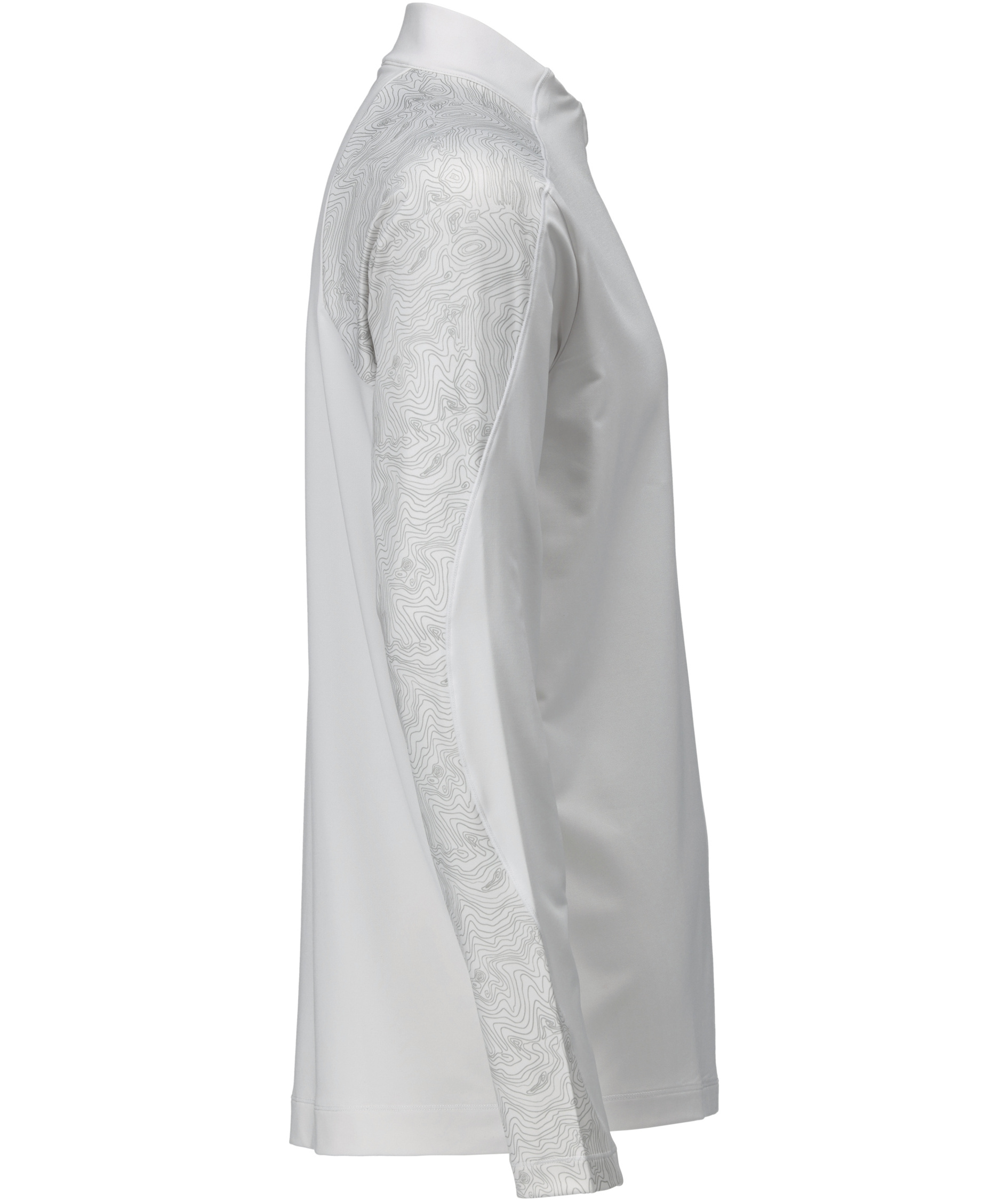 Mascot Customized half zip langermet T-skjorte, Hvit, large image number 2