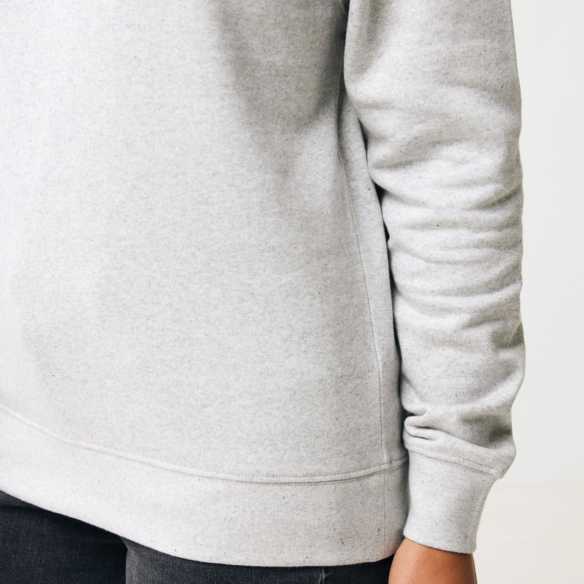 Iqoniq Etosha sweatshirt, Light Heather Grey, large image number 9