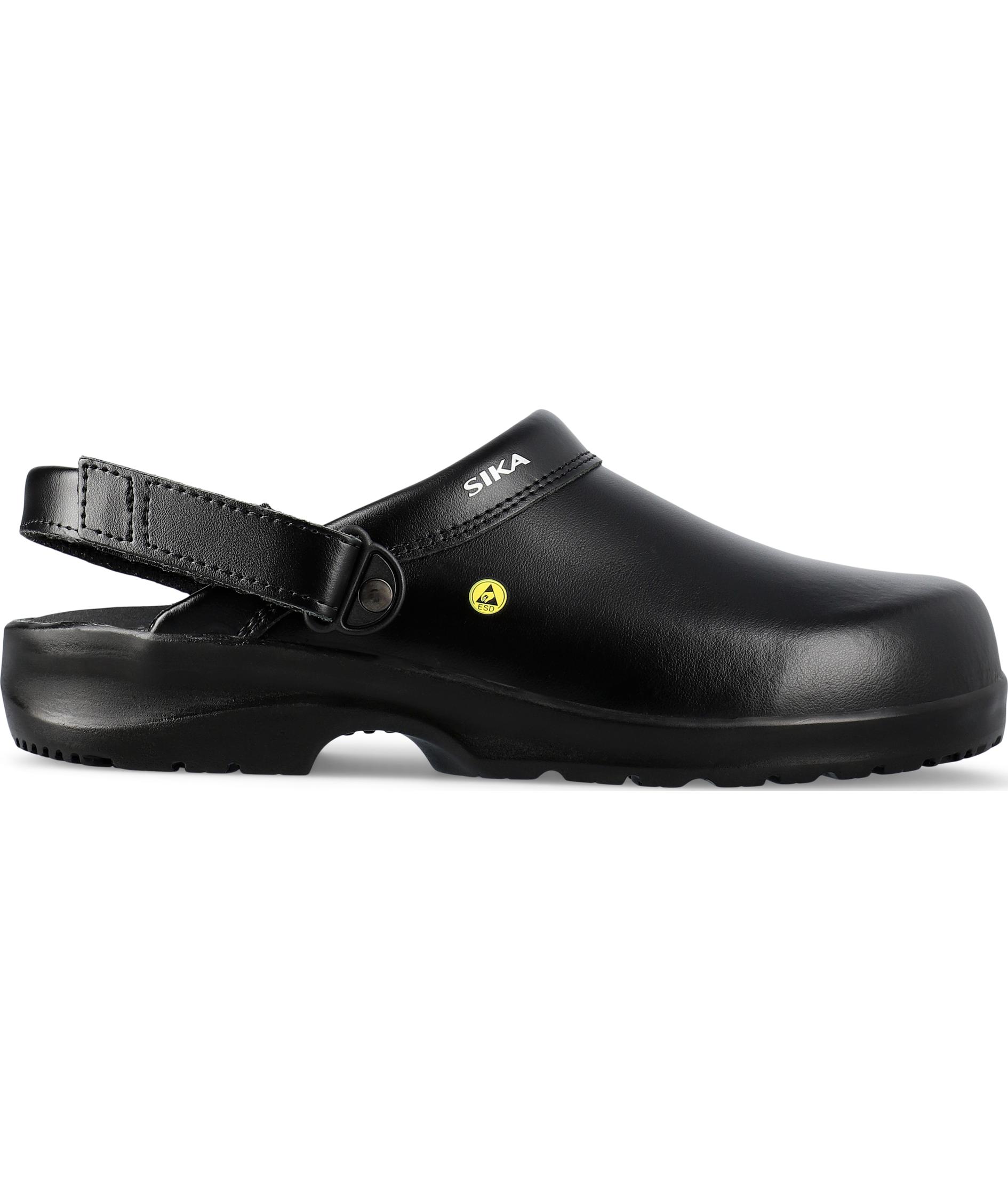 Sika Fusion tr&auml;skor med h&auml;lrem OB, Svart