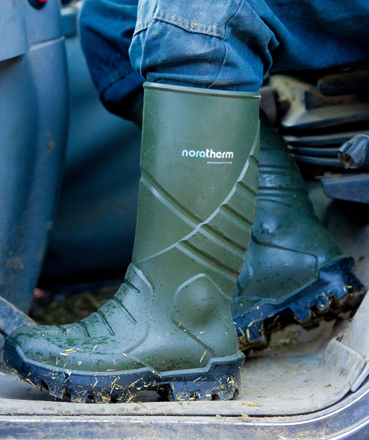 Nora Therm Sicherheitsgummistiefel S5, Gr&uuml;n, large image number 2