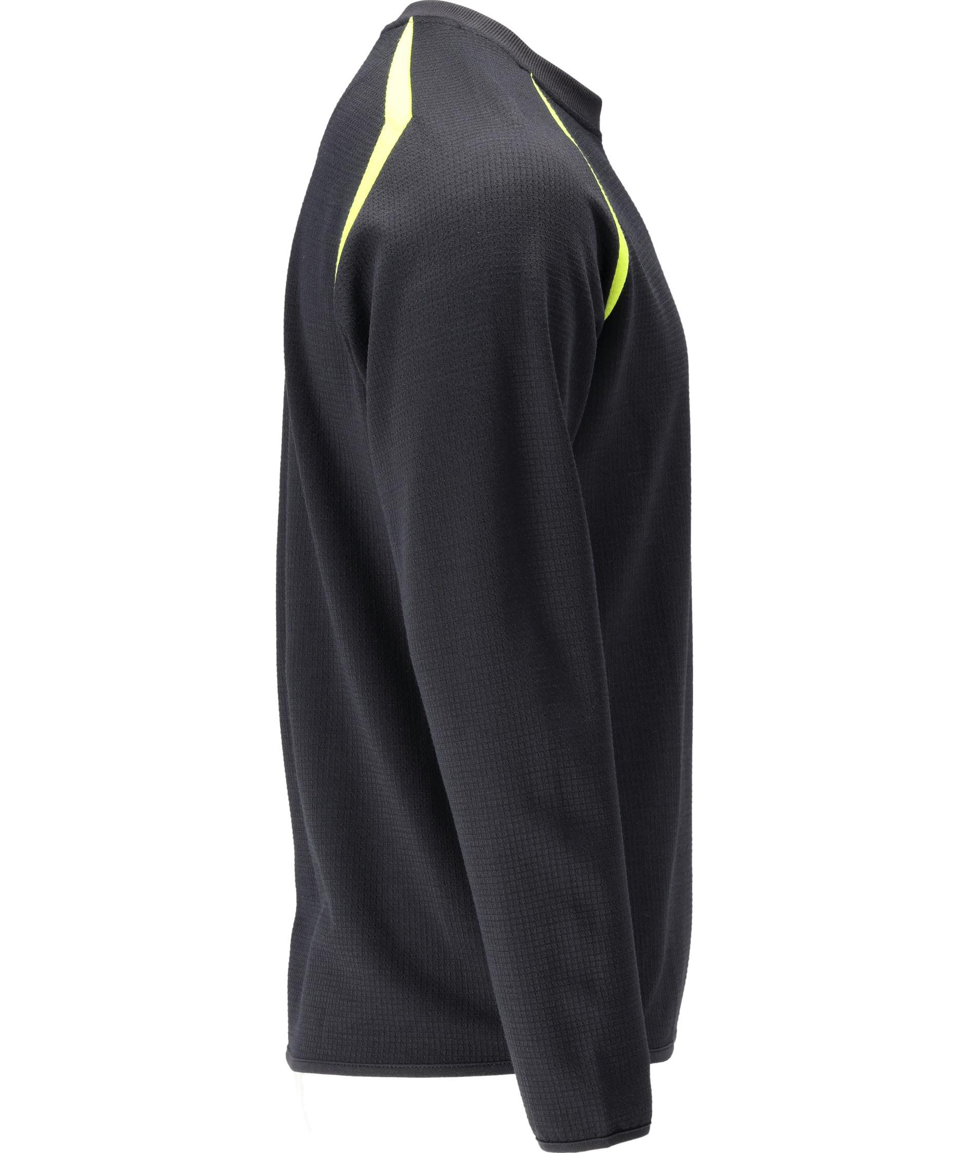 Mascot Accelerate Multisafe collegegenser, M&oslash;rk Marine/Hi-Vis Gul, large image number 2