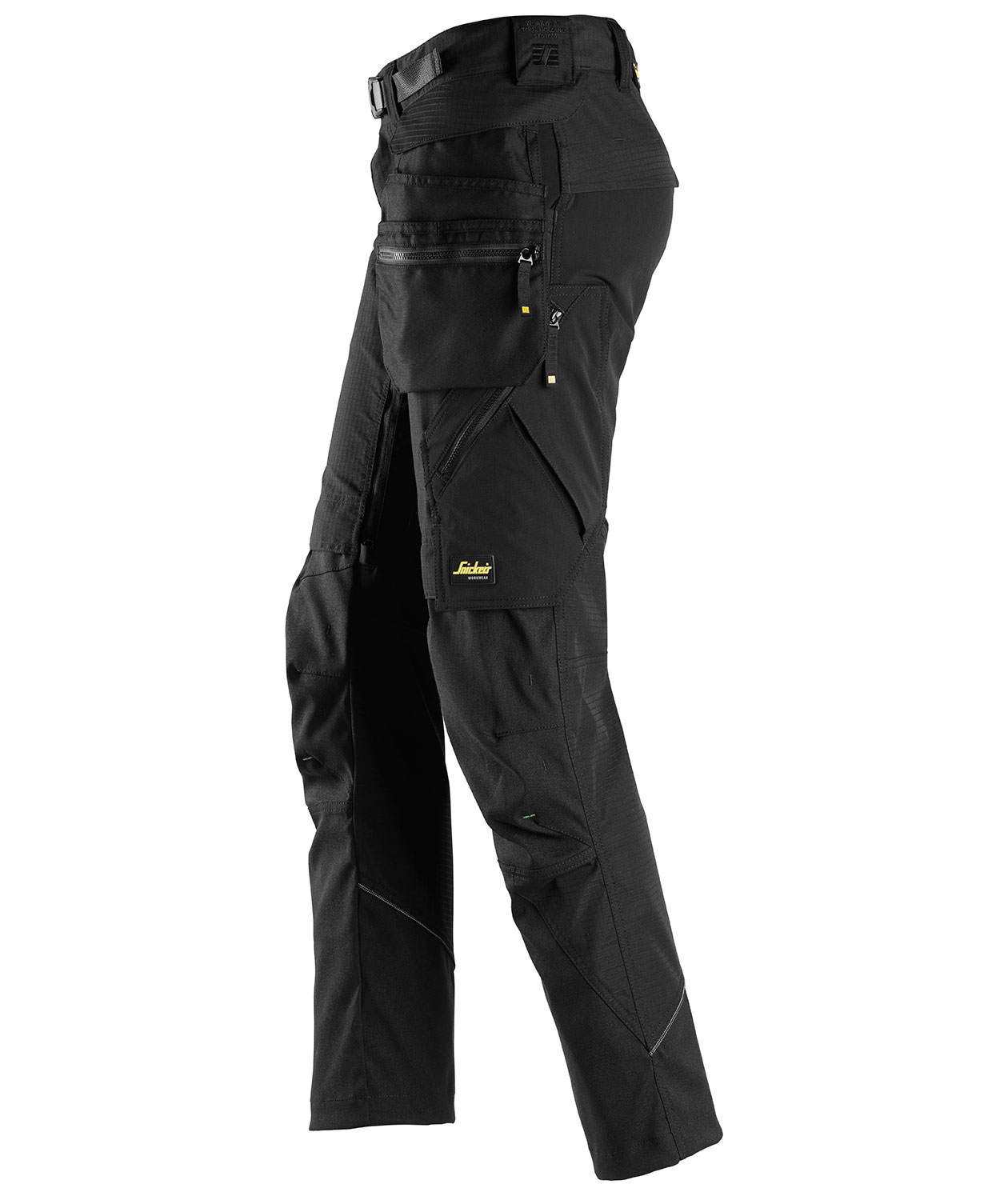 Snickers FlexiWork h&aring;ndverksbukse 6972, Svart, large image number 2
