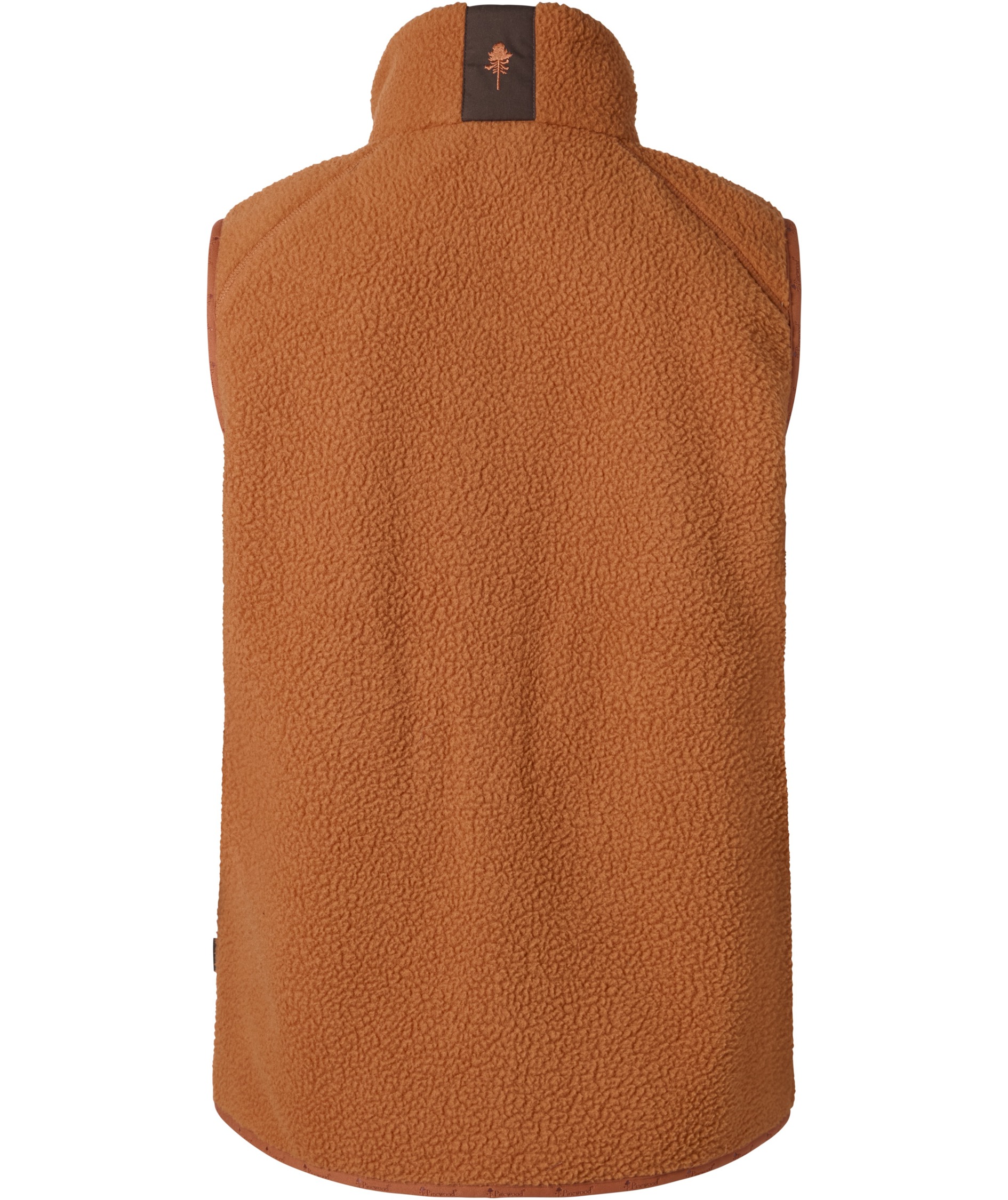 Pinewood Pile dame fiberpelsvest, Orange Clay, large image number 1