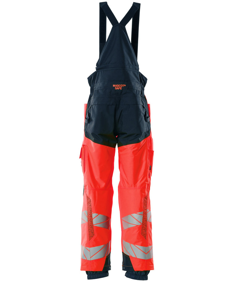 Mascot Accelerate Safe vinterbukser, Hi-Vis R&oslash;d/M&oslash;rk Marine