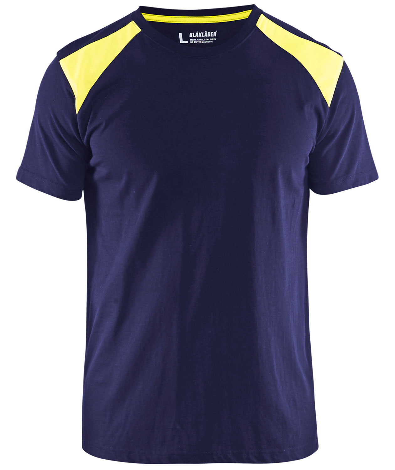 Bl&aring;kl&auml;der Unite T-skjorte, Marine/Hi-Vis gul, Marine/Hi-Vis gul, swatch