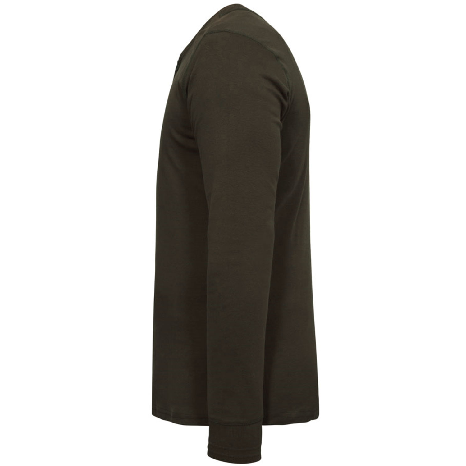 Engel Extend langermet Grandad T-skjorte, Forest green, large image number 5