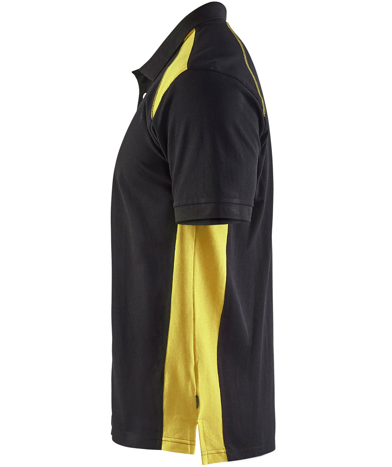 Bl&aring;kl&auml;der polo T-shirt, Black/Hi-Vis Yellow, large image number 2