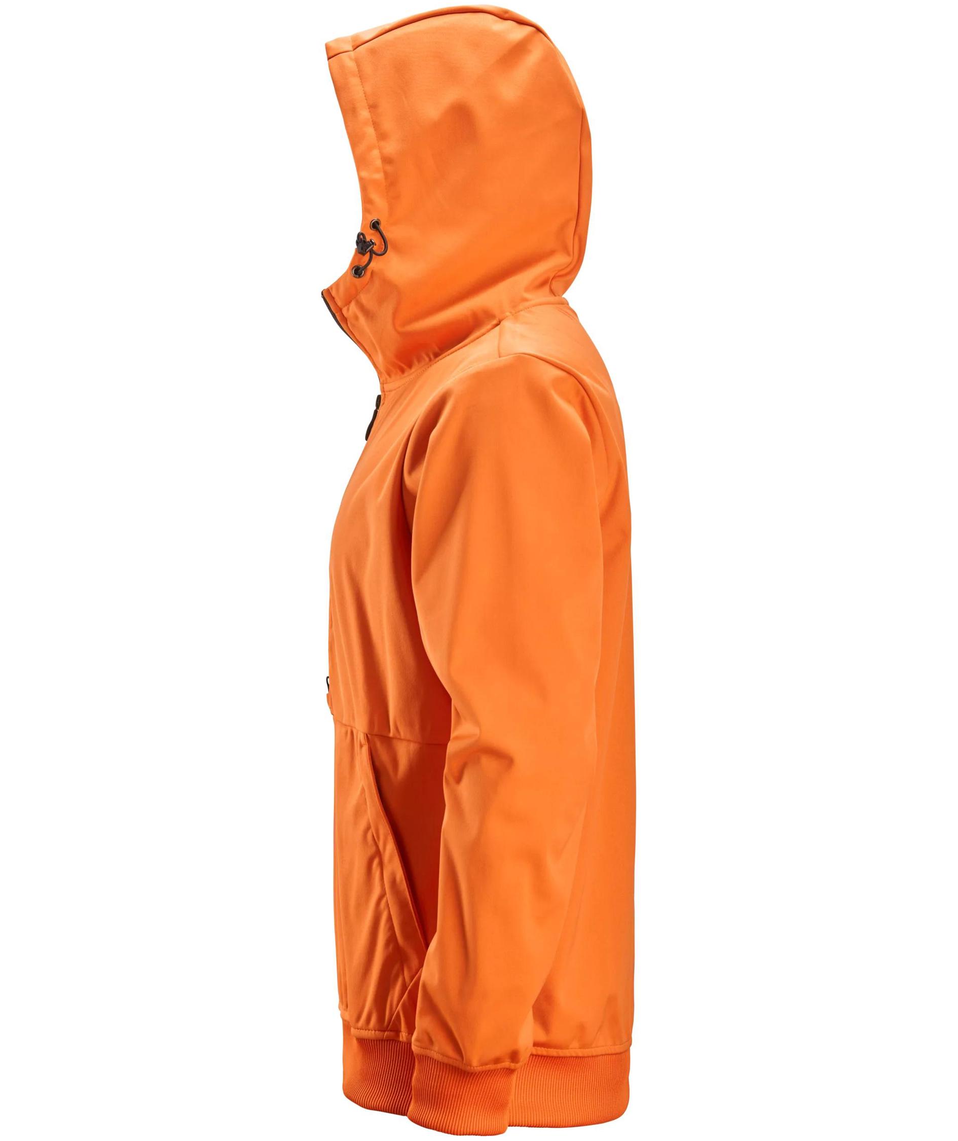 Snickers FlexiWork Windblocker Softshell Hoodie 8400, Warm Orange, large image number 3