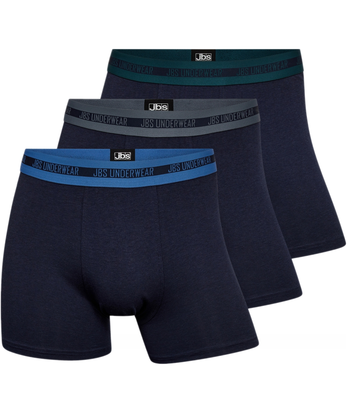 JBS 3-pack kalsonger med bambu, Multif&auml;rgad