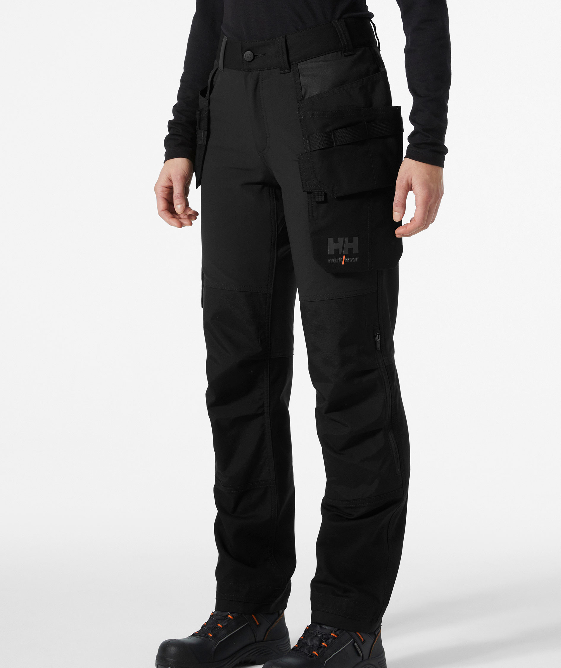 Helly Hansen Luna 4X dame h&aring;ndverksbukse full stretch, Black