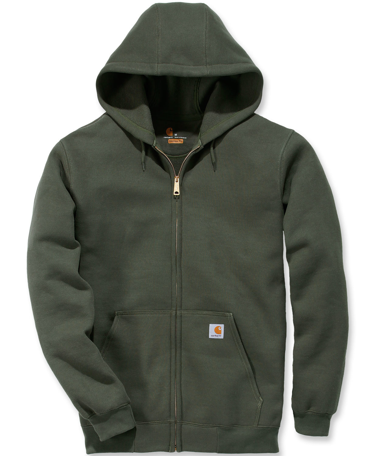 Carhartt Marquette hoodie med dragkedja, Moss, Moss, swatch