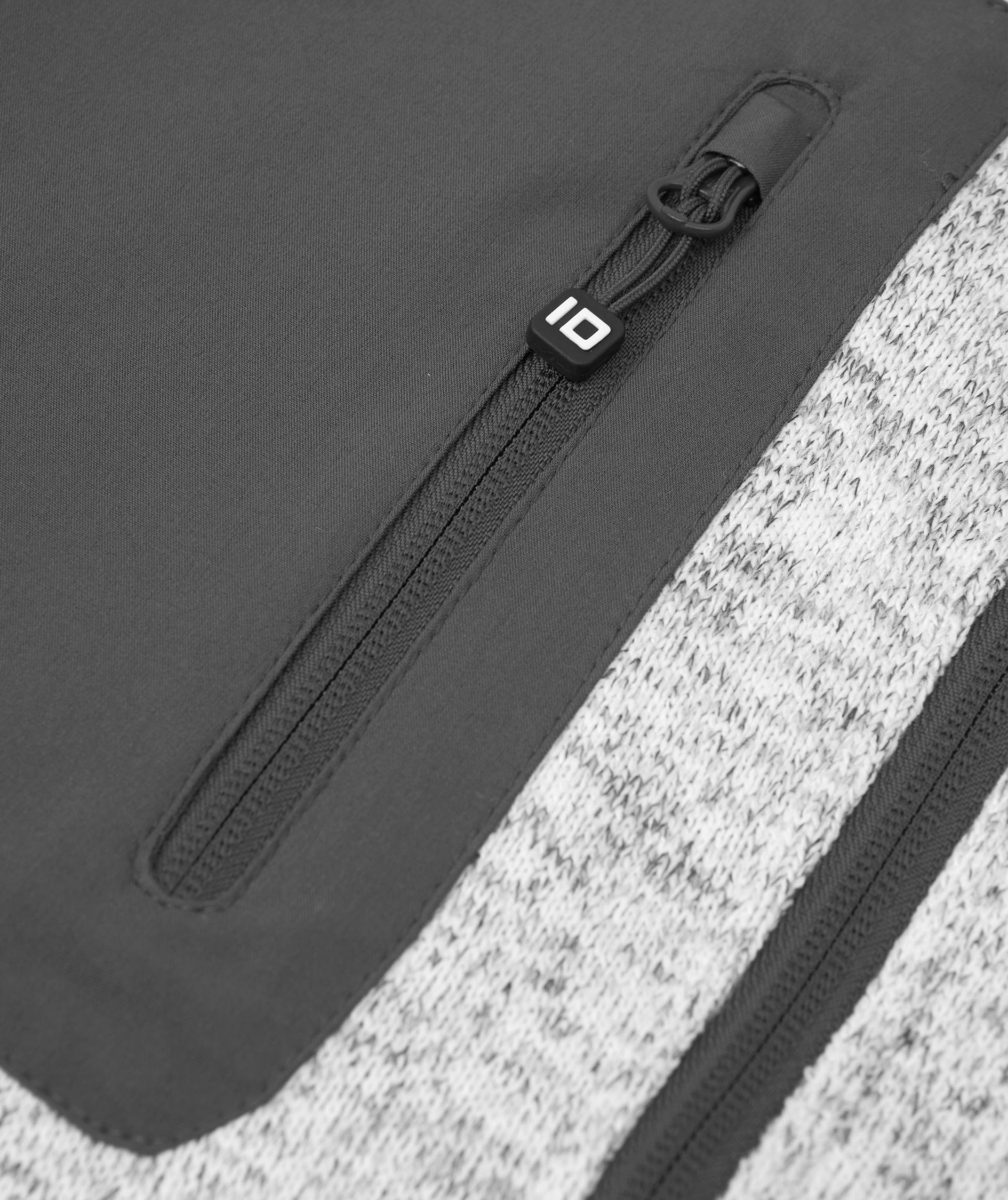 ID Identity stickad fleececardigan, Gr&aring;melerad, large image number 4