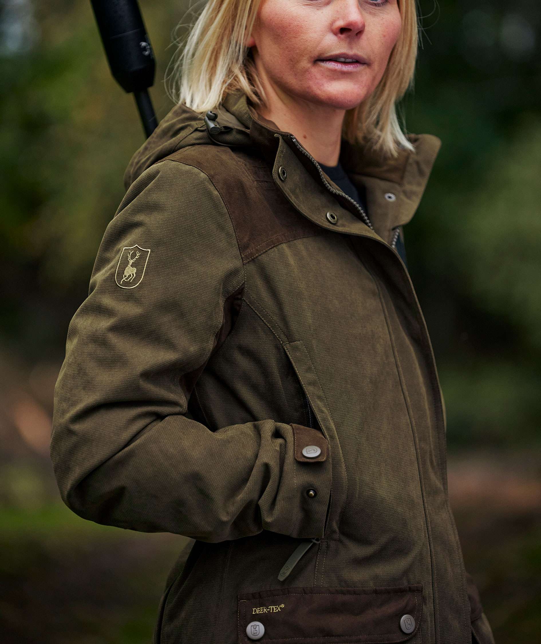 Deerhunter Eagle jacka dam, Tarmac green